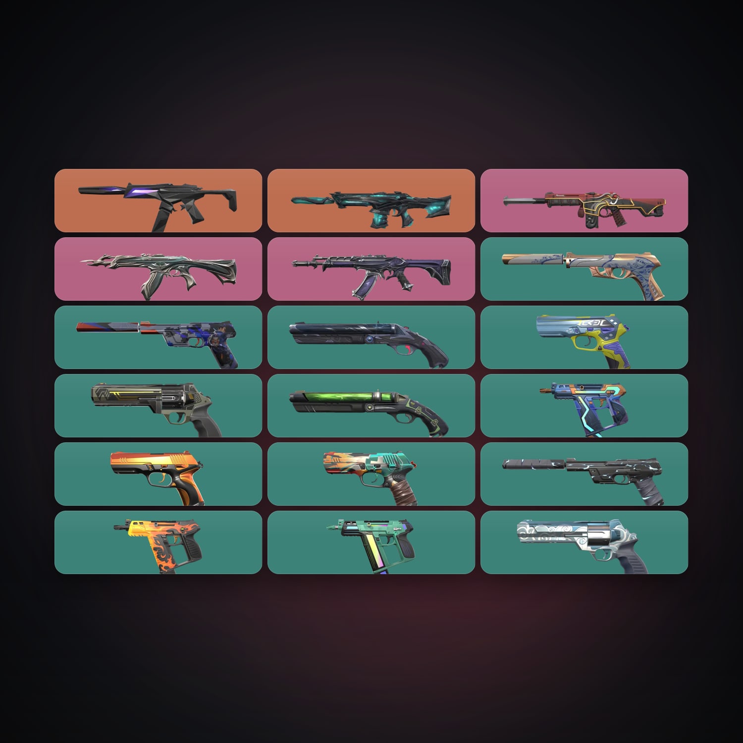 AP Gold 3 locker — 18 skins, lvl 218 — HabibiAccounts
