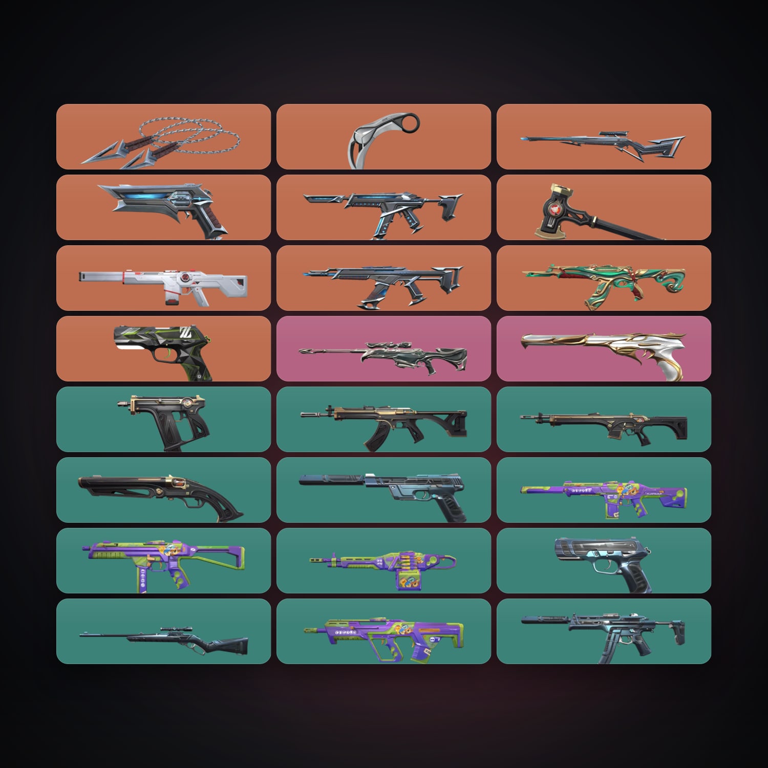 AP Silver 2 locker — 3 knives, 24 skins, lvl 122 — HabibiAccounts