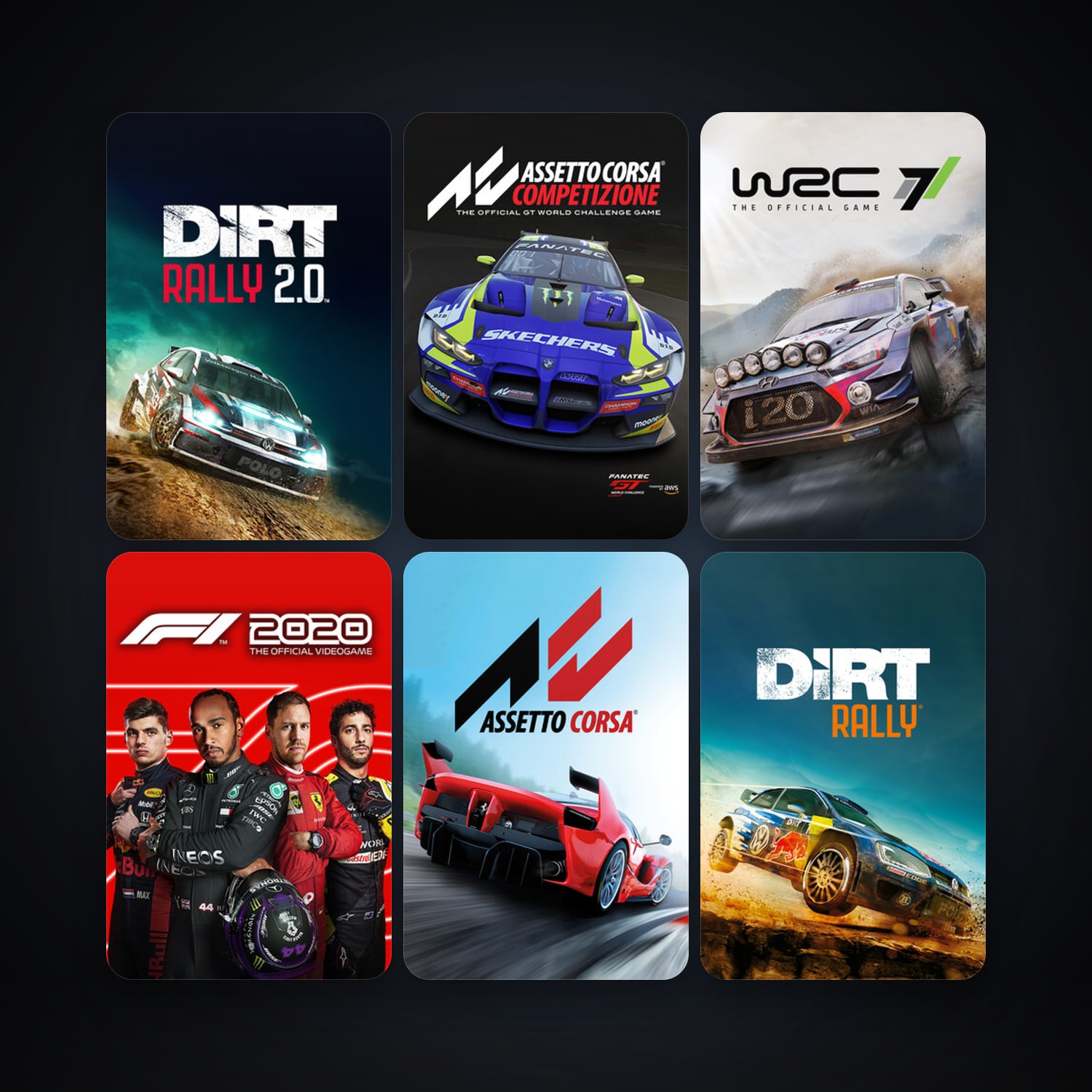 GRID 2 + Assetto Corsa, 11 games, clean — HabibiAccounts
