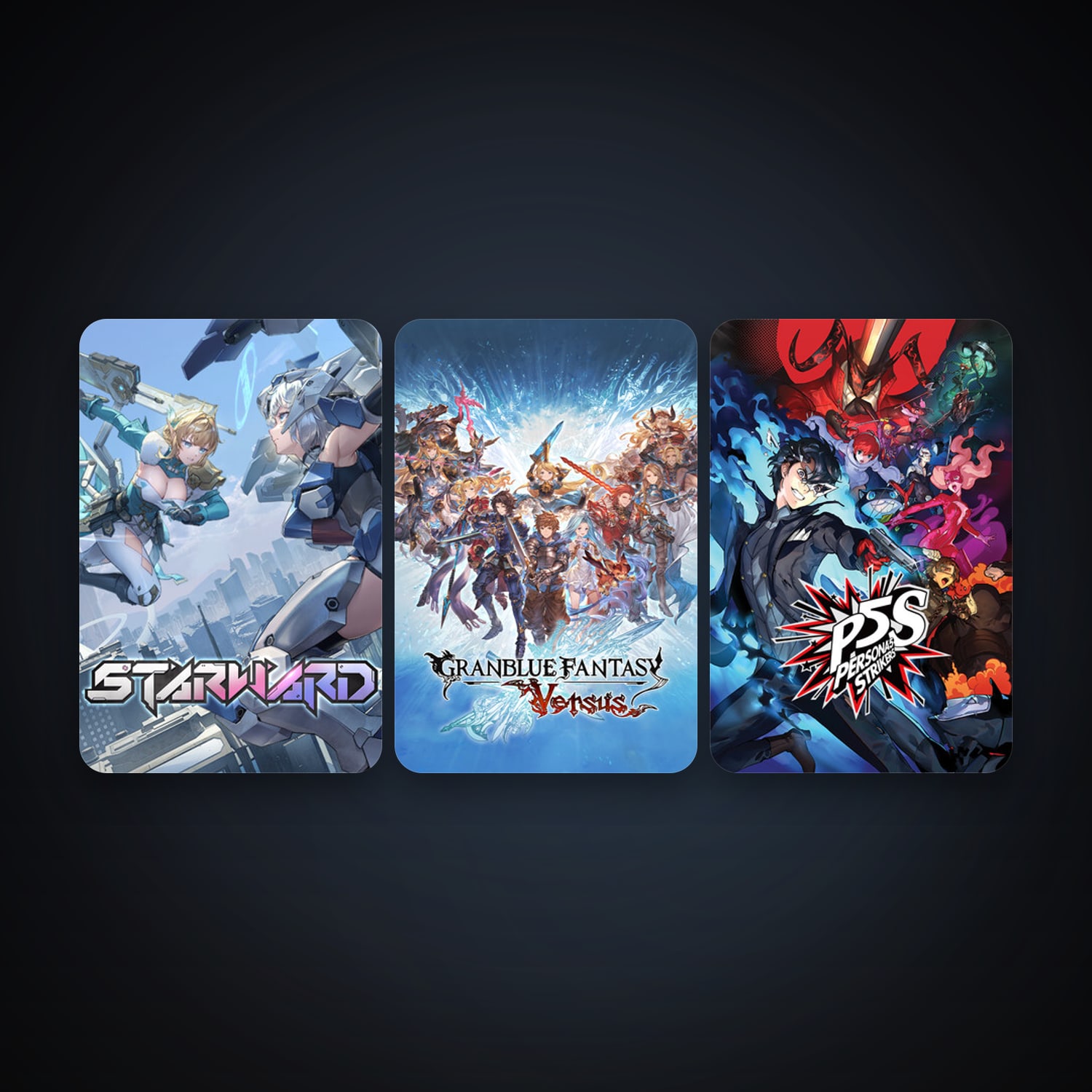 Granblue Fantasy: Versus + Persona 5 Strikers, 4 games, clean — HabibiAccounts