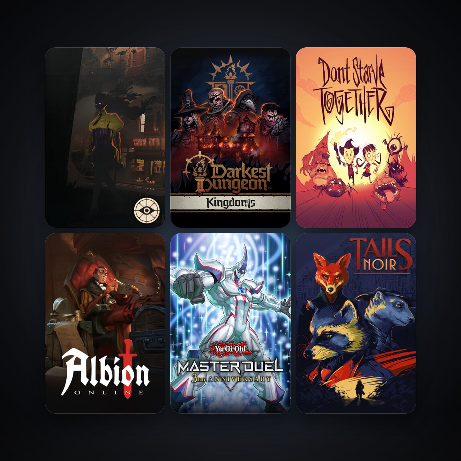 Don't Starve Together + Yu-Gi-Oh! Duel Links, 36 games, clean — HabibiAccounts
