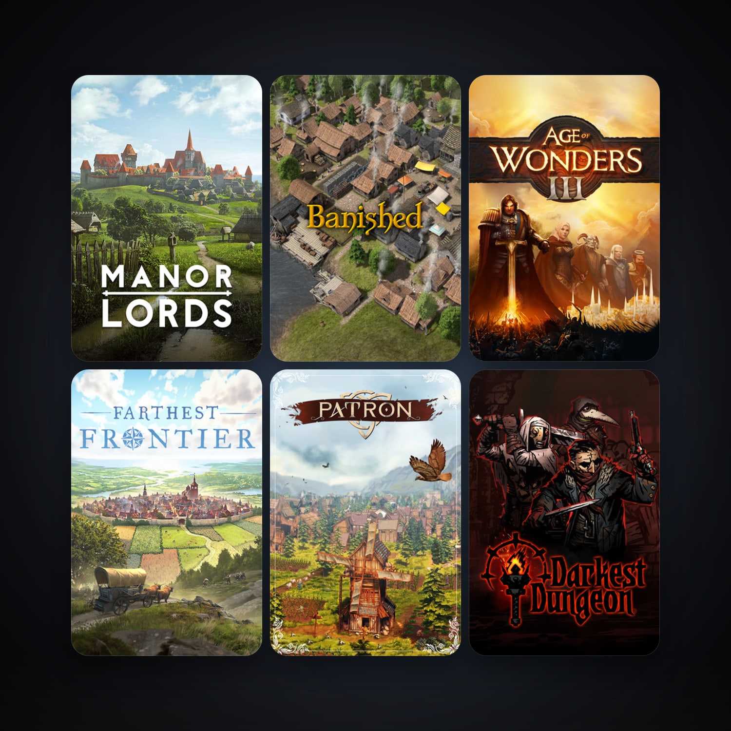 Age of Wonders III + Banished, 20 games, clean — HabibiAccounts