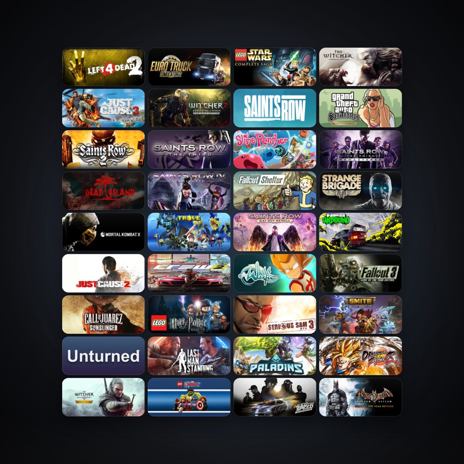 Steam 143 games, Steam 10, clean — HabibiAccounts
