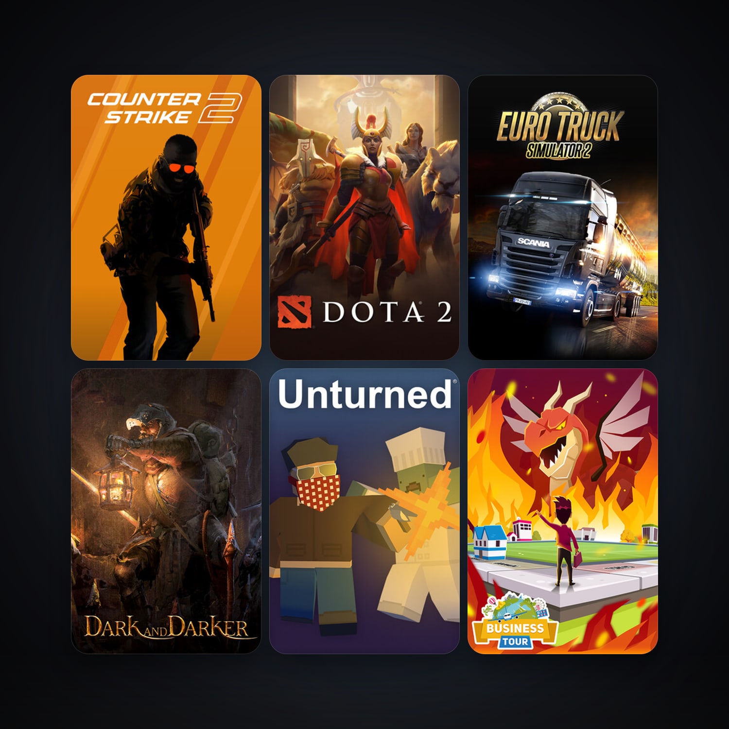Dota 2 + CS2 Prime, 16 games, clean · 262411748 — HabibiAccounts