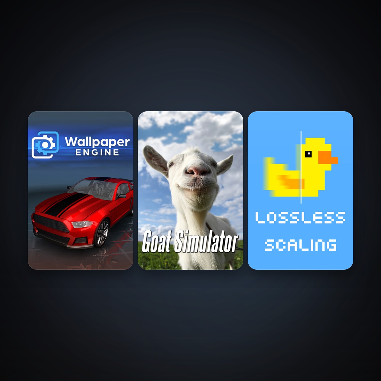 Goat Simulator + Wallpaper Engine, 10 games, clean — HabibiAccounts