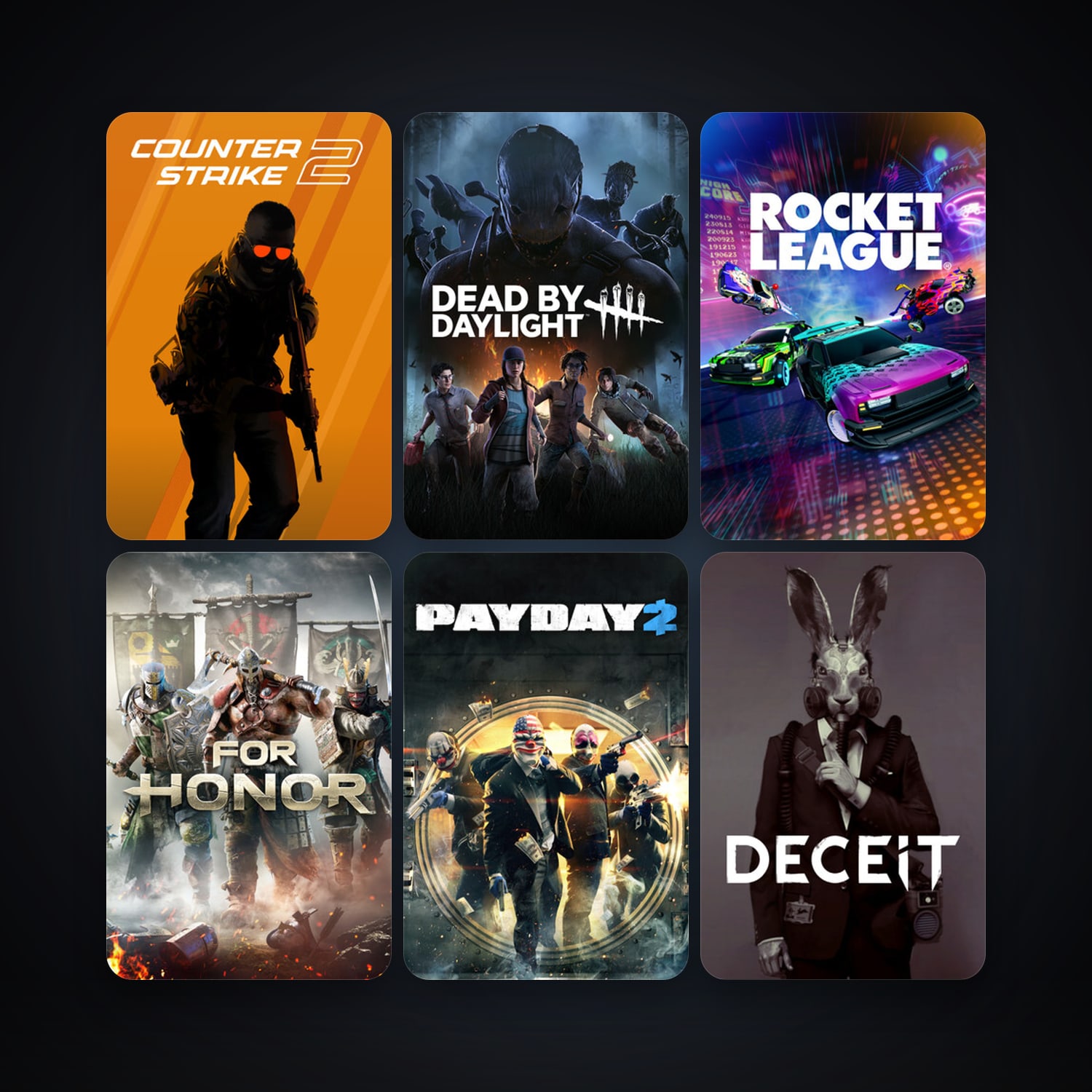 CS2 Prime + PAYDAY 2, 12 games, clean — HabibiAccounts