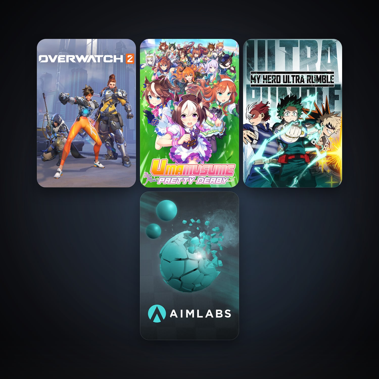 VRChat + Aimlabs, 19 games, clean — HabibiAccounts