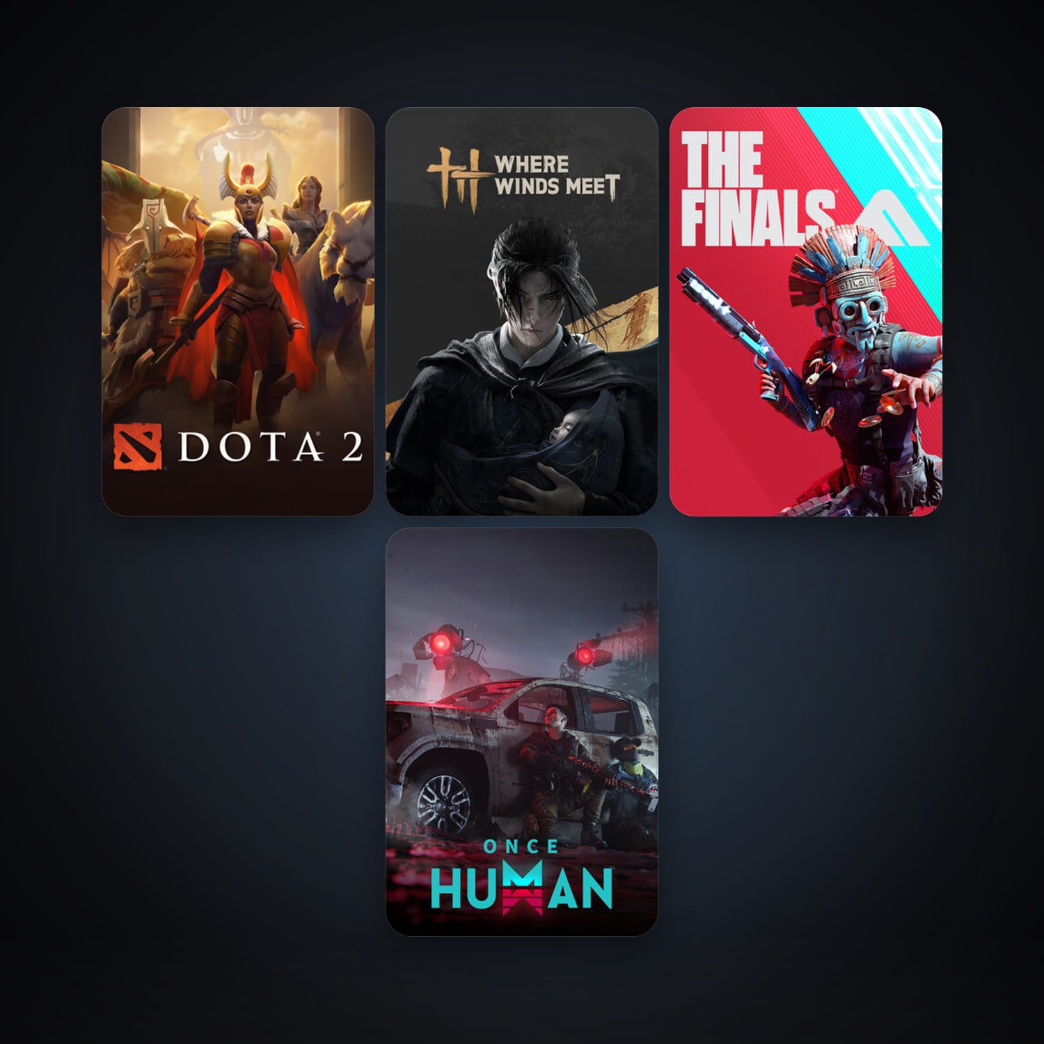 Dota 2 + THE FINALS, 7 games, clean — HabibiAccounts