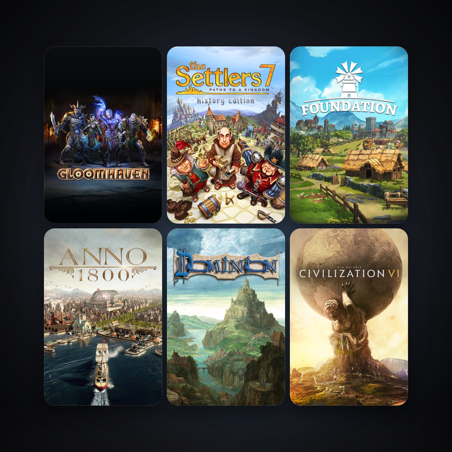 Tabletop Simulator + Sid Meier's Civilization VI, 8 games, clean — HabibiAccounts