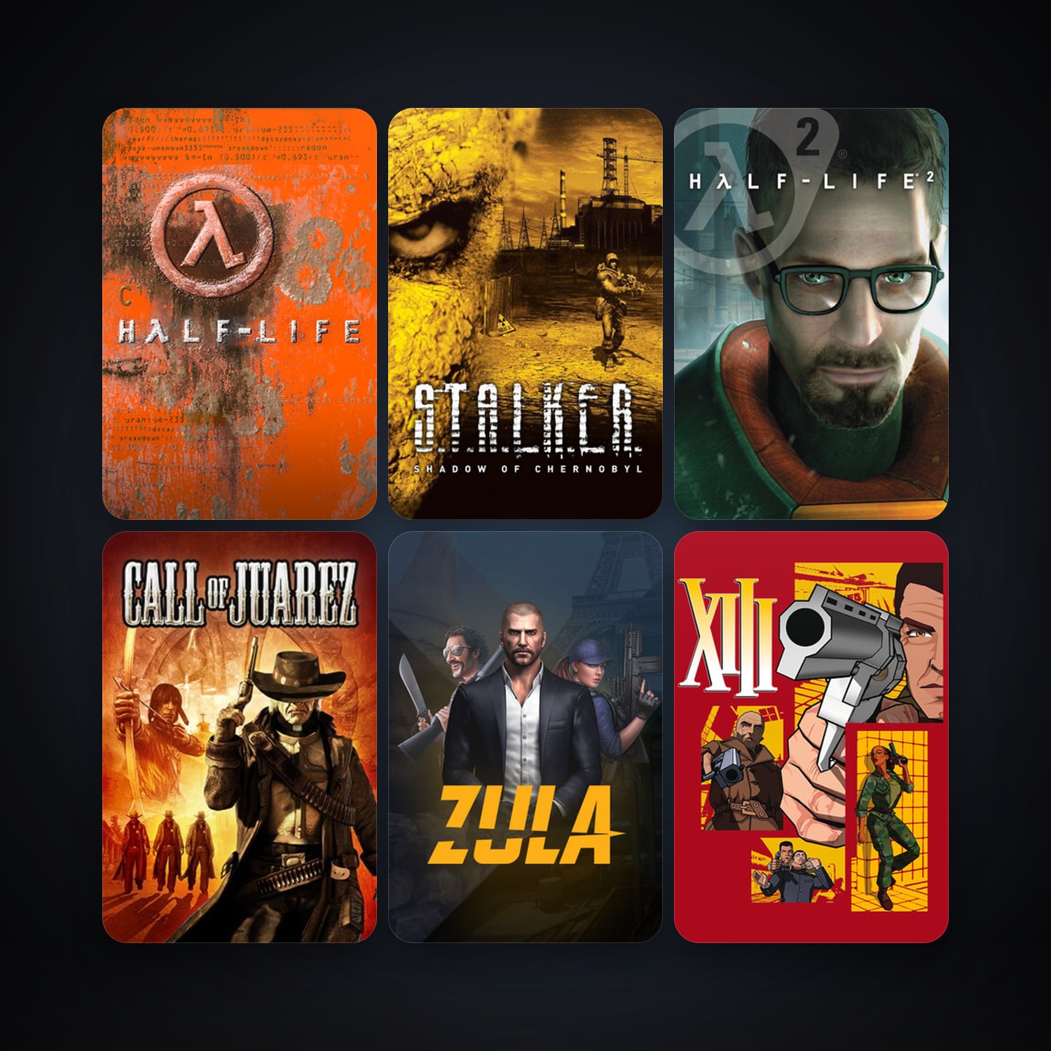 Half-Life + Half-Life 2, 26 games, clean — HabibiAccounts