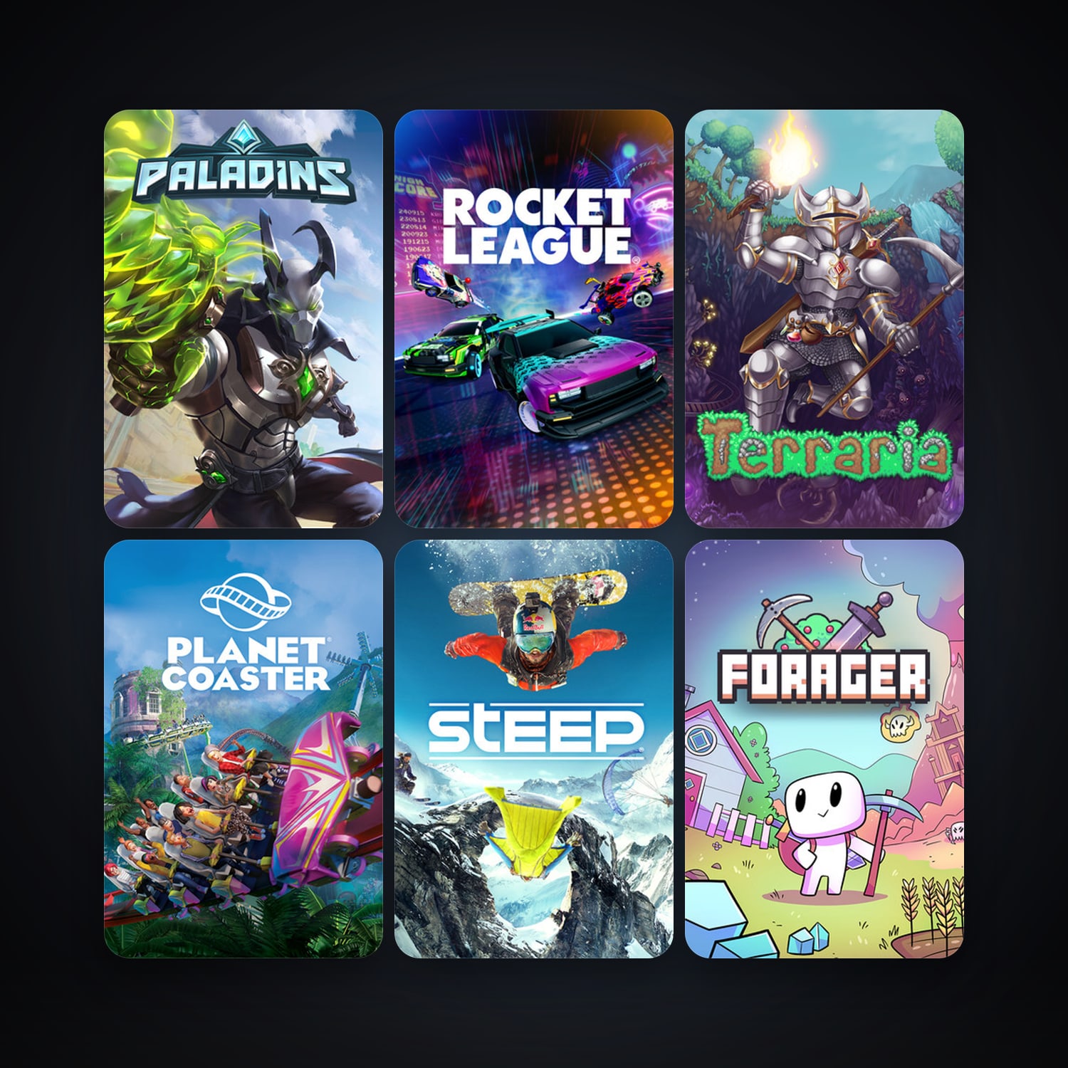 Terraria + Rocket League, 38 games, clean — HabibiAccounts