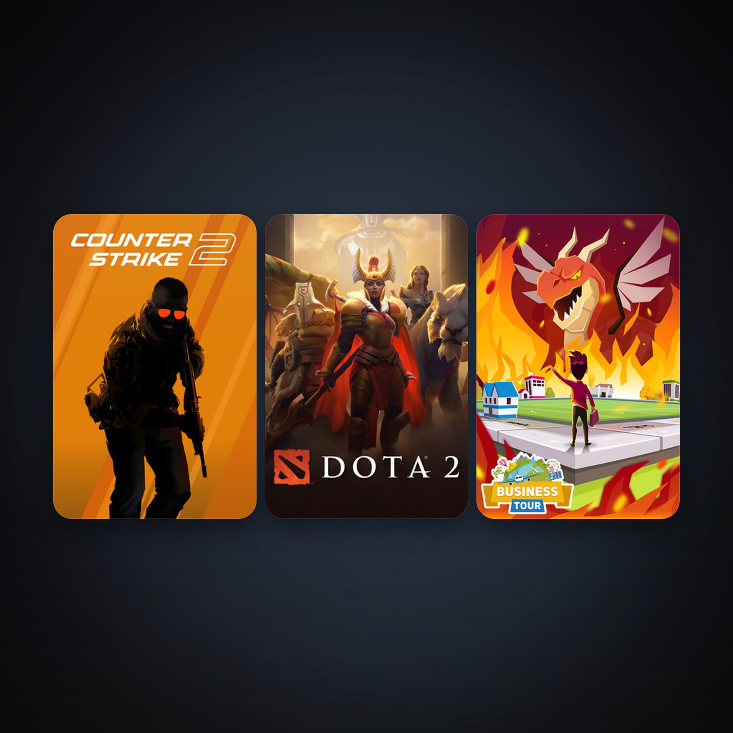 Dota 2 + CS2 Prime, 3 games, clean — HabibiAccounts