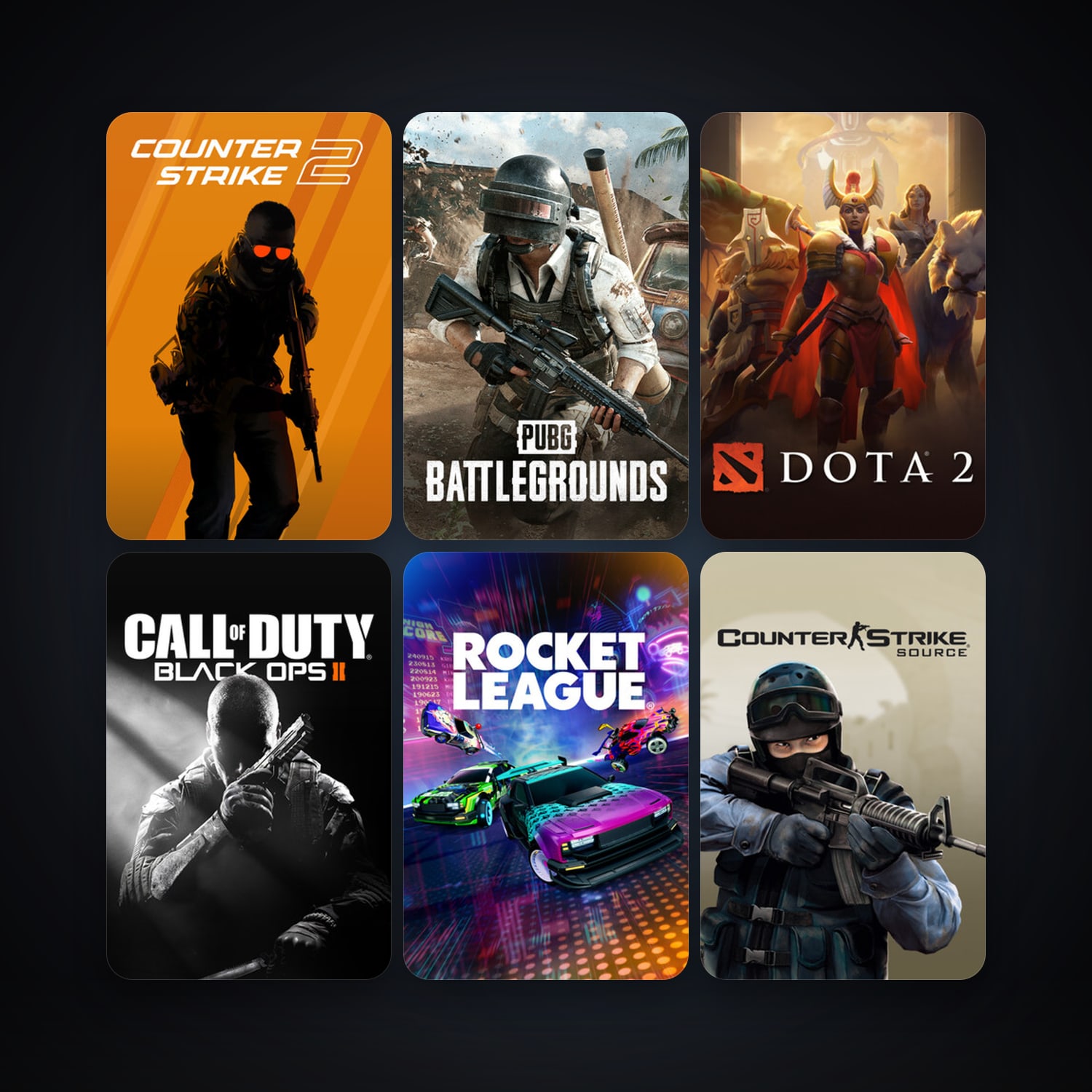 Counter-Strike: Source + Dota 2, 25 games, clean — HabibiAccounts