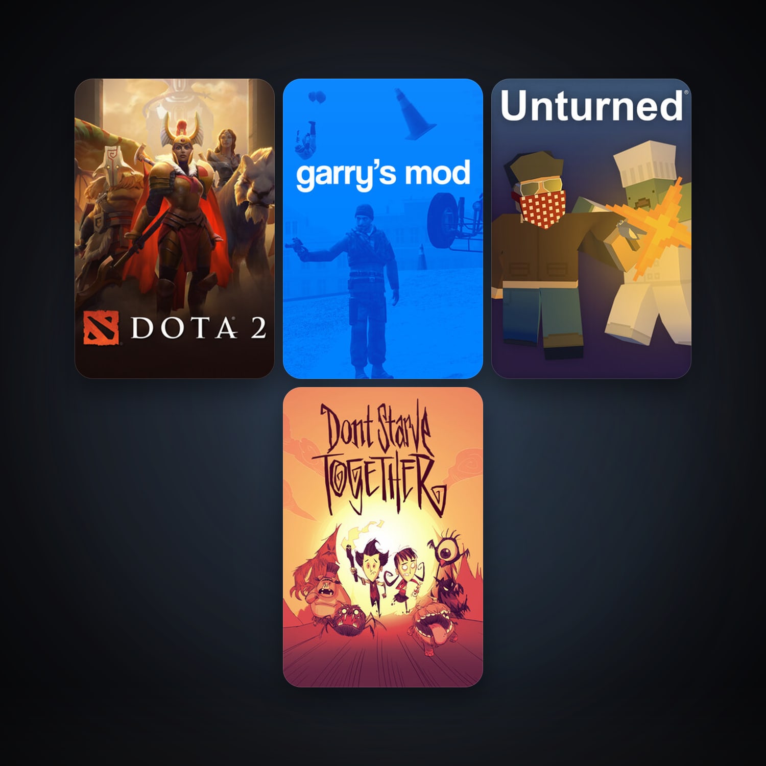 Dota 2 + Garry's Mod, 11 games, clean — HabibiAccounts
