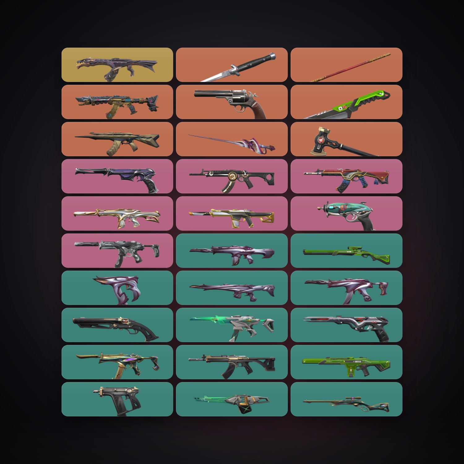 NA Gold 1 locker — 5 knives, 74 skins, lvl 125 — HabibiAccounts