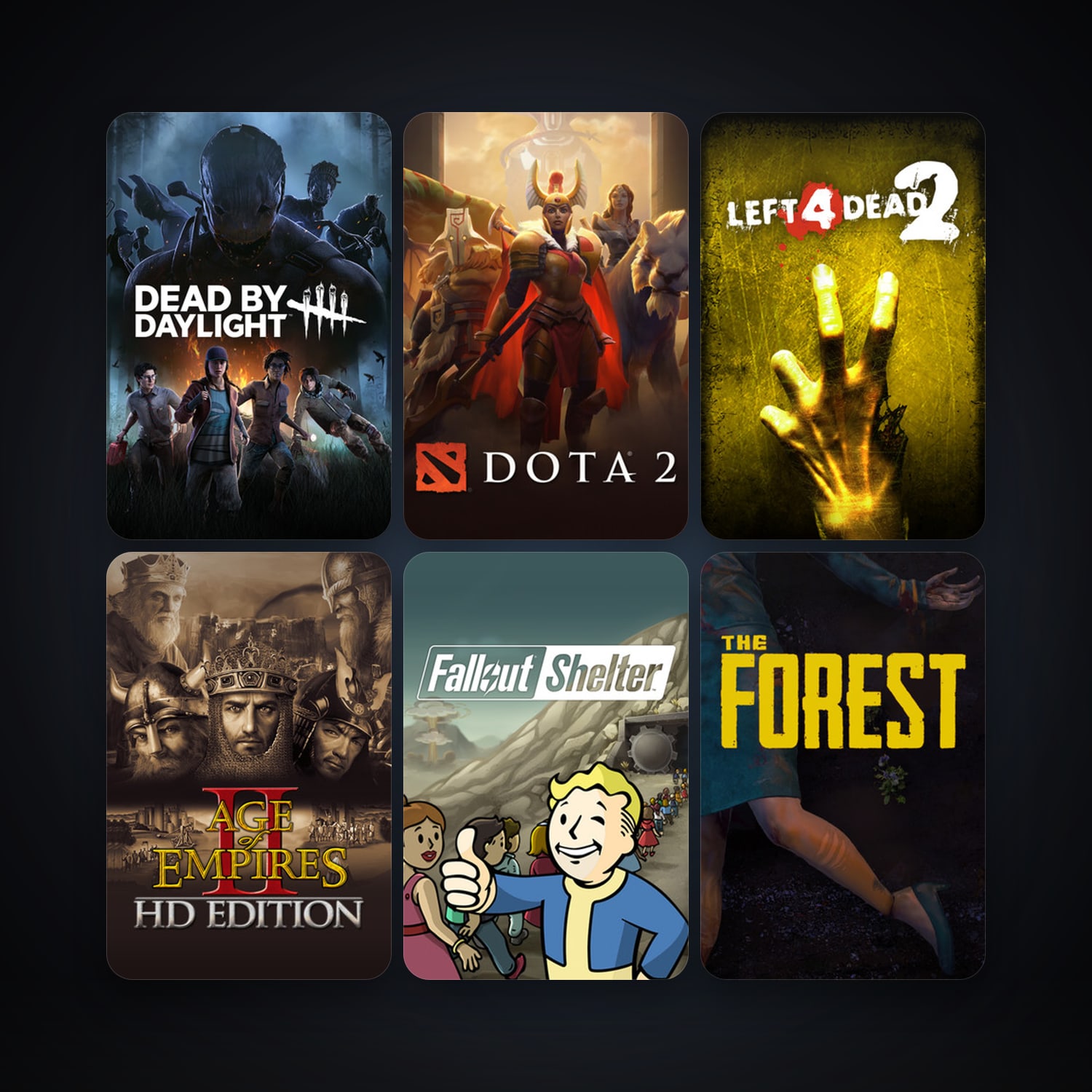 Left 4 Dead 2 + Dota 2, 38 games, clean — HabibiAccounts
