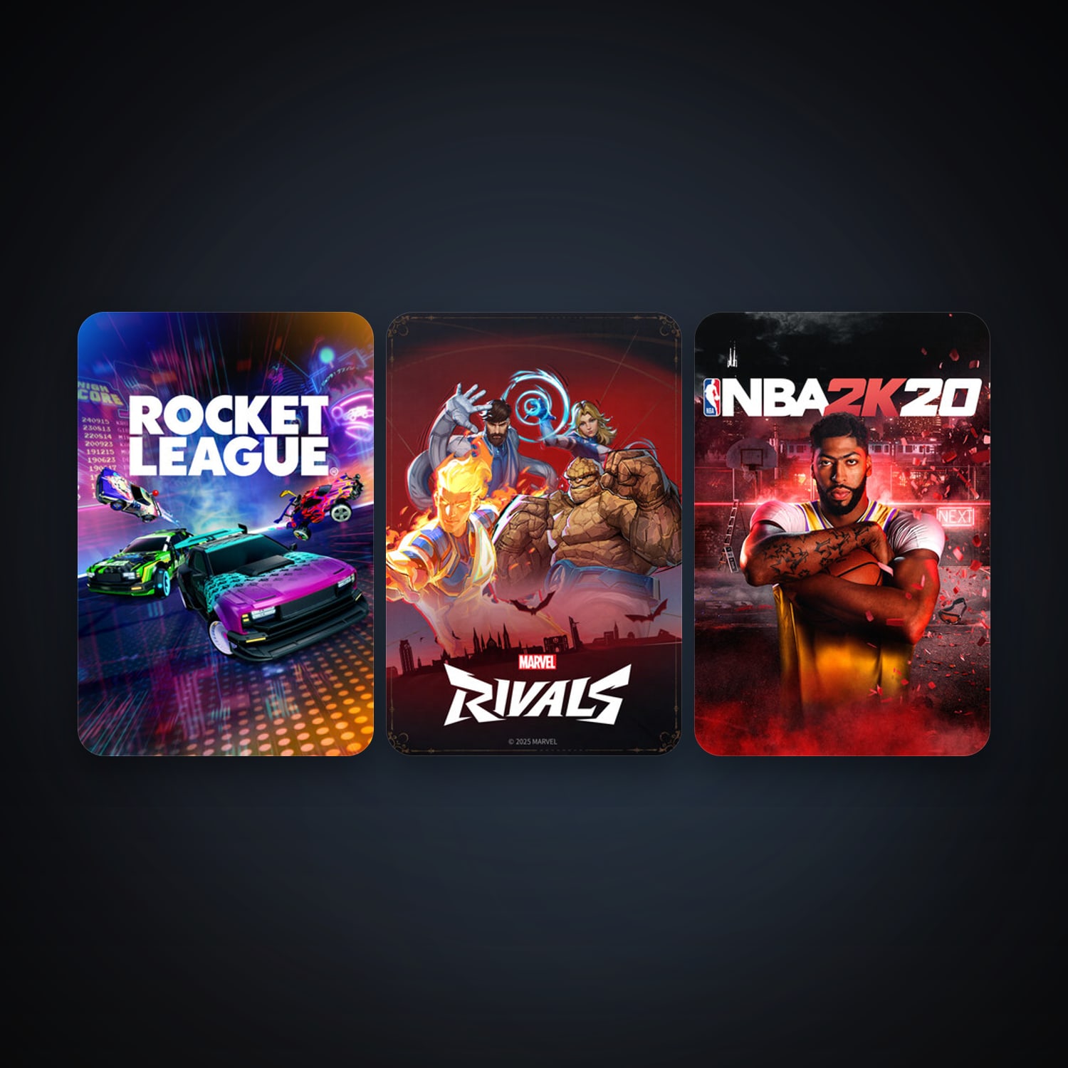 Rocket League + NBA 2K20, 6 games, clean — HabibiAccounts