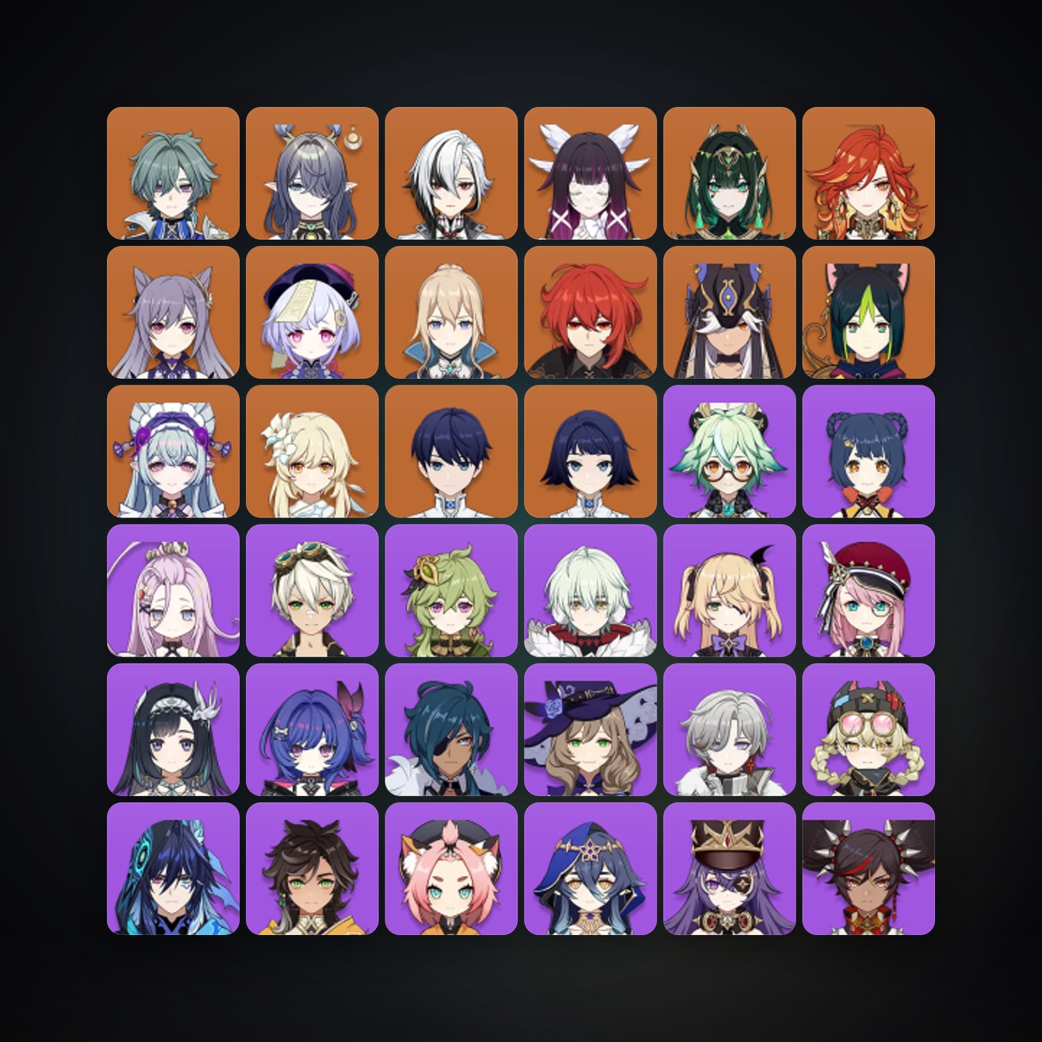 Genshin Impact | AR 56 | 54 Chars | 13× 5★ — Genshin / miHoYo Account — HabibiAccounts