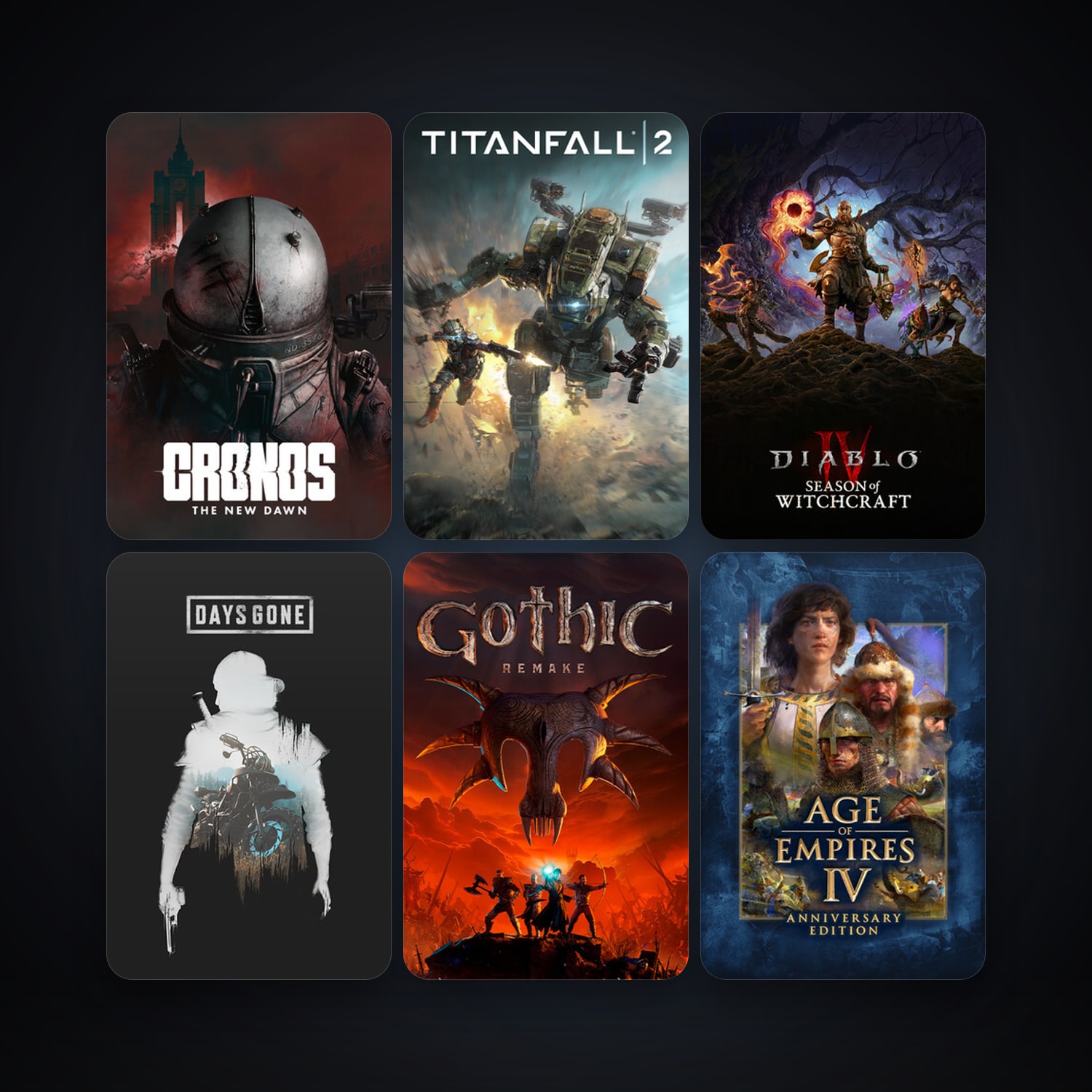 Titanfall 2 + Days Gone, 9 games, clean — HabibiAccounts