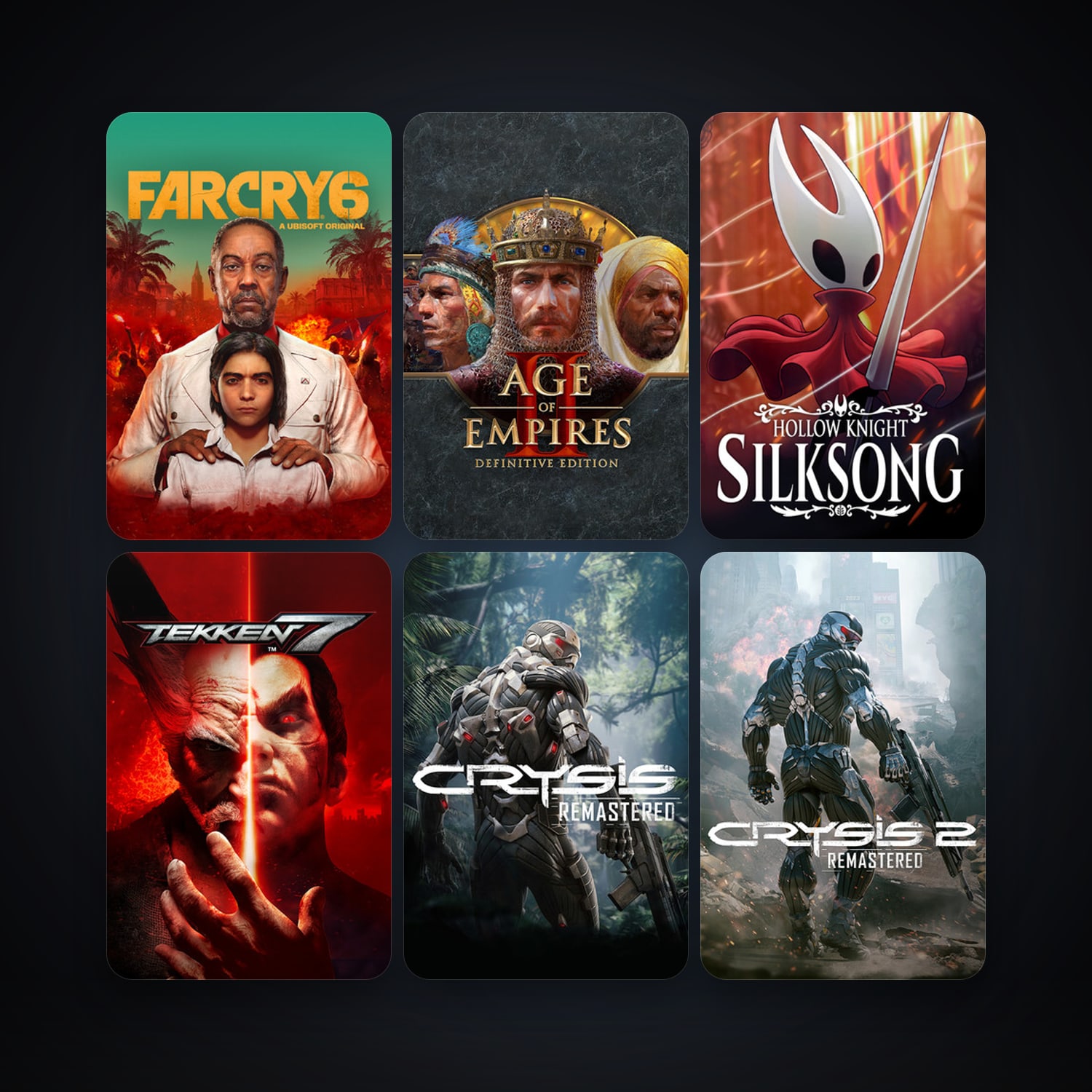 TEKKEN 7 + Age of Empires II: Definitive Edition, 32 games, clean — HabibiAccounts