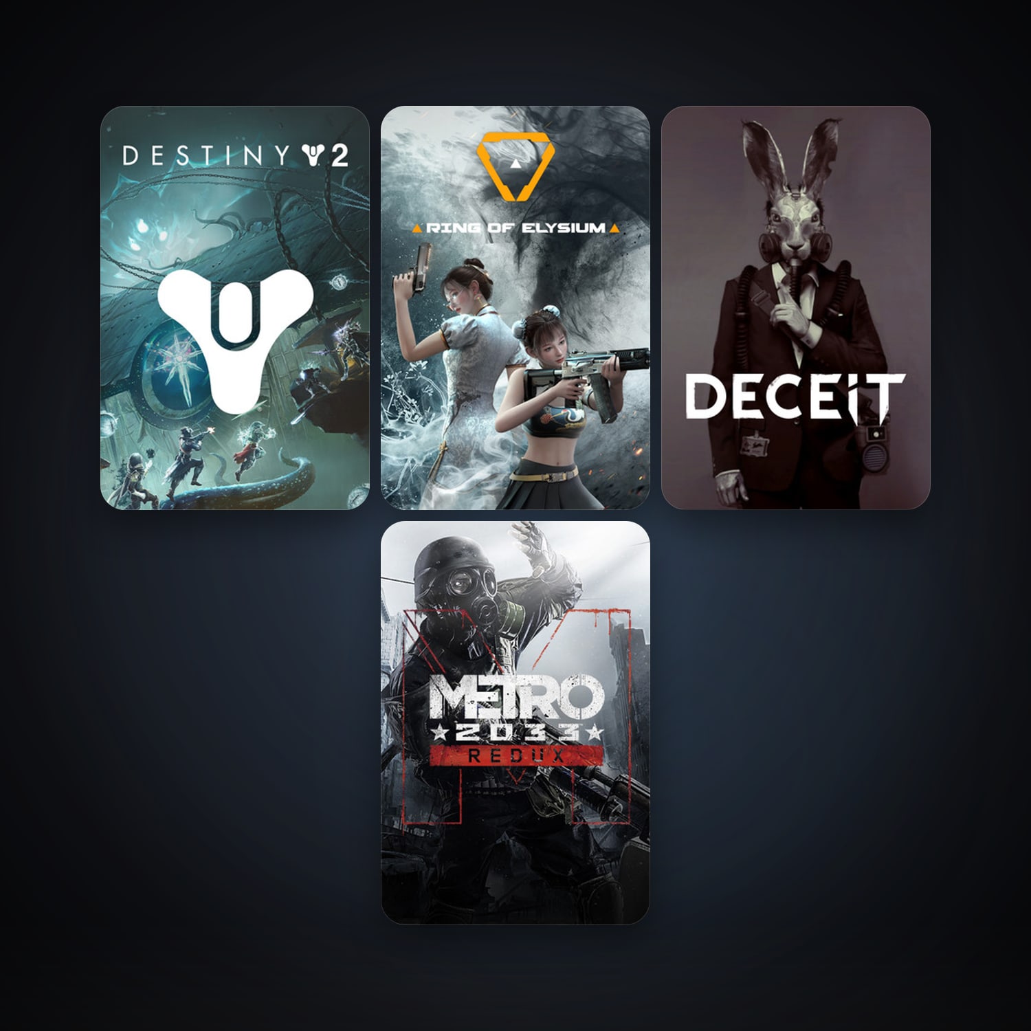 Free CS2 (No Prime) + Metro 2033 Redux, 11 games, clean — HabibiAccounts
