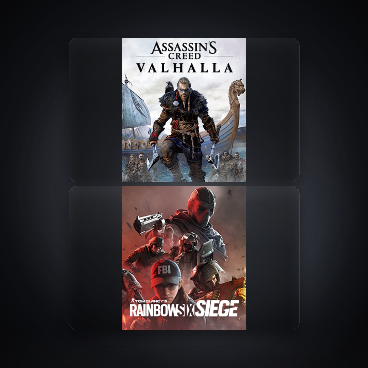 Ubisoft Assassin's Creed Valhalla + Tom Clancy's Rainbow Six Siege (External) — CA — HabibiAccounts