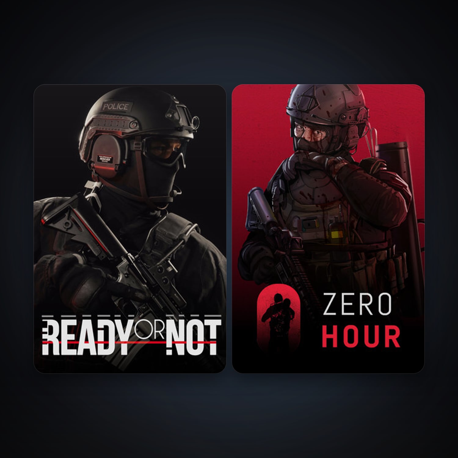 Ready or Not + Zero Hour, 2 games, clean — HabibiAccounts
