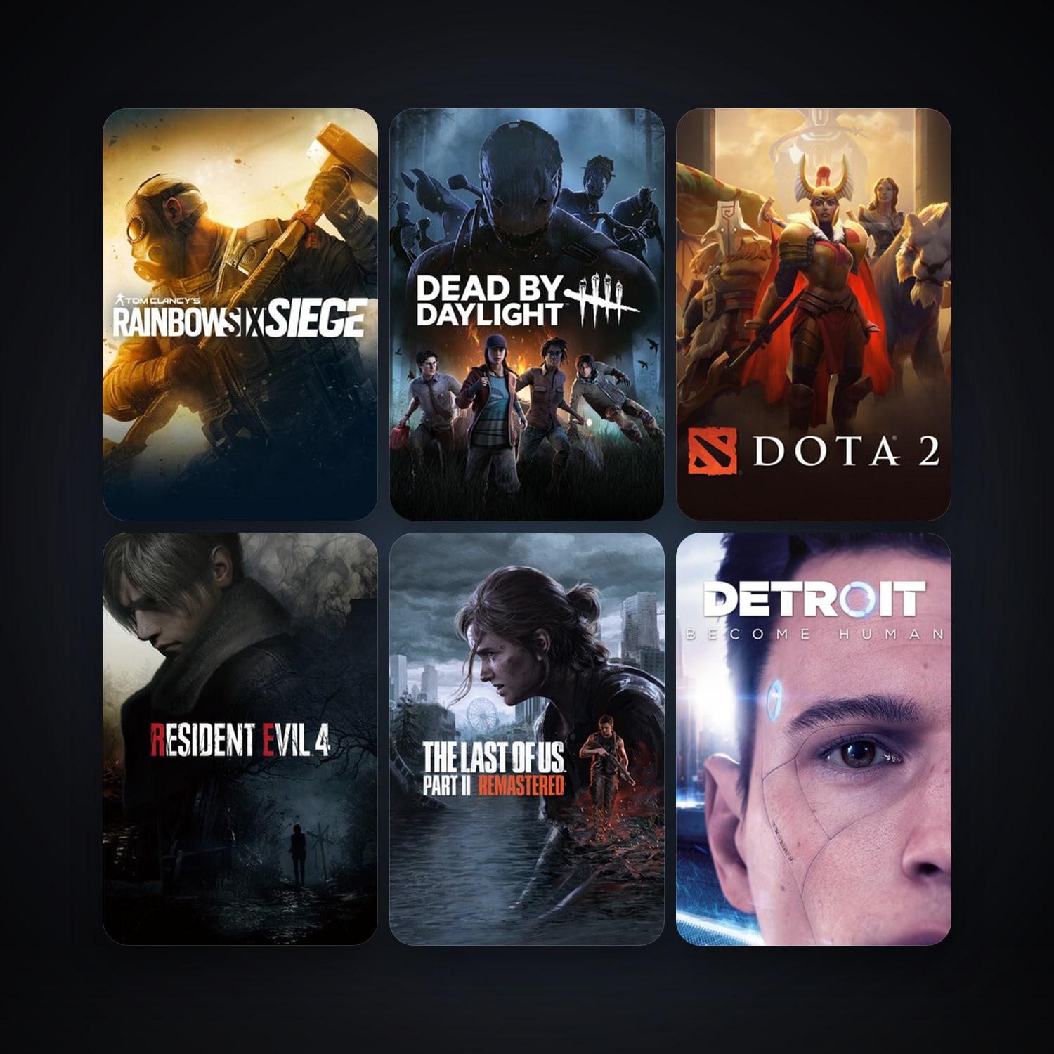 Dota 2 + Resident Evil 6, 31 games, Steam 16, clean — HabibiAccounts