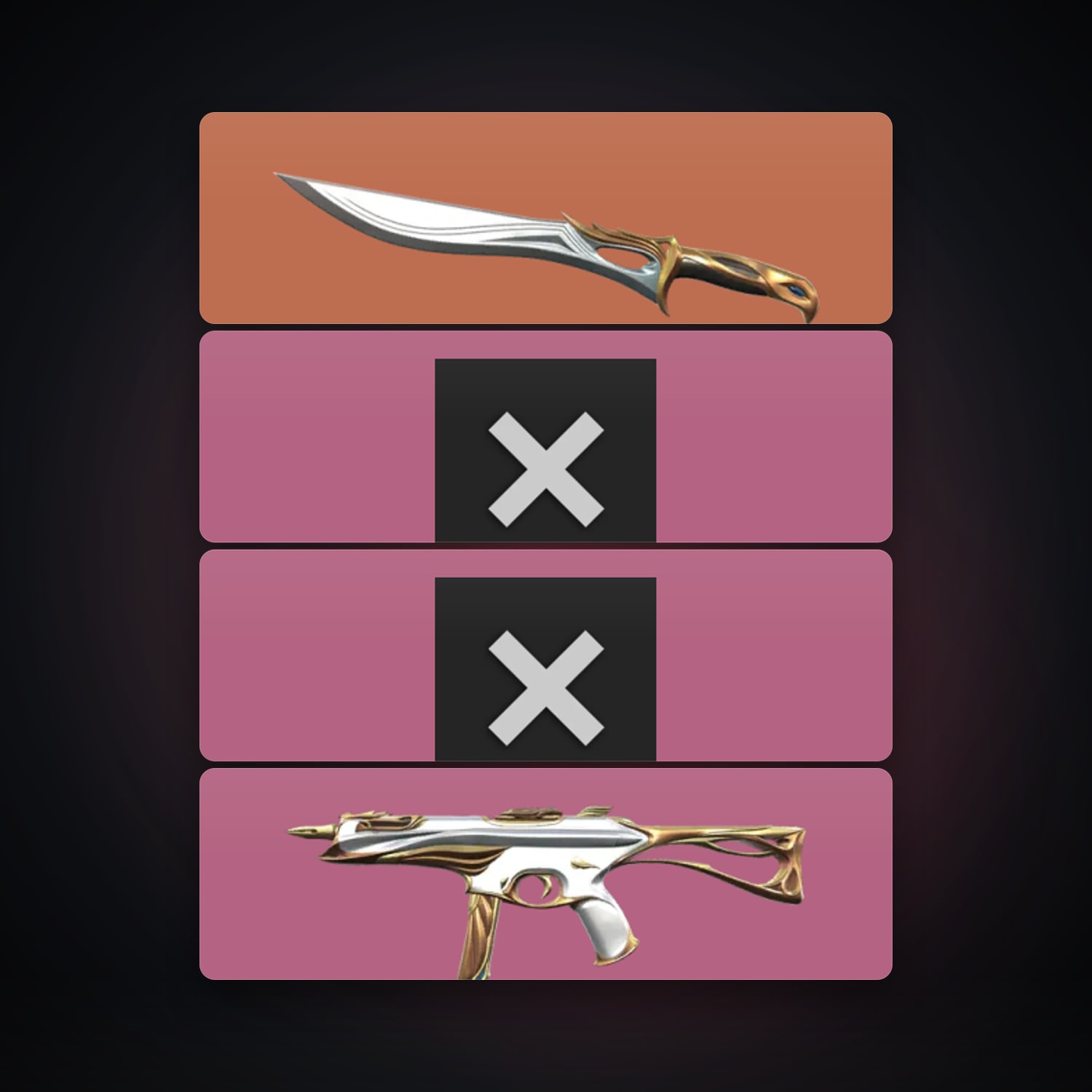 EU locker — 1 knives, 5 skins, lvl 3 — HabibiAccounts