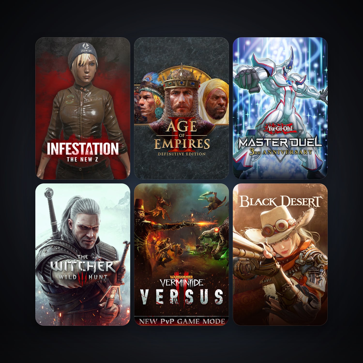 The Witcher 3: Wild Hunt + Warhammer: Vermintide 2, 23 games, clean — HabibiAccounts