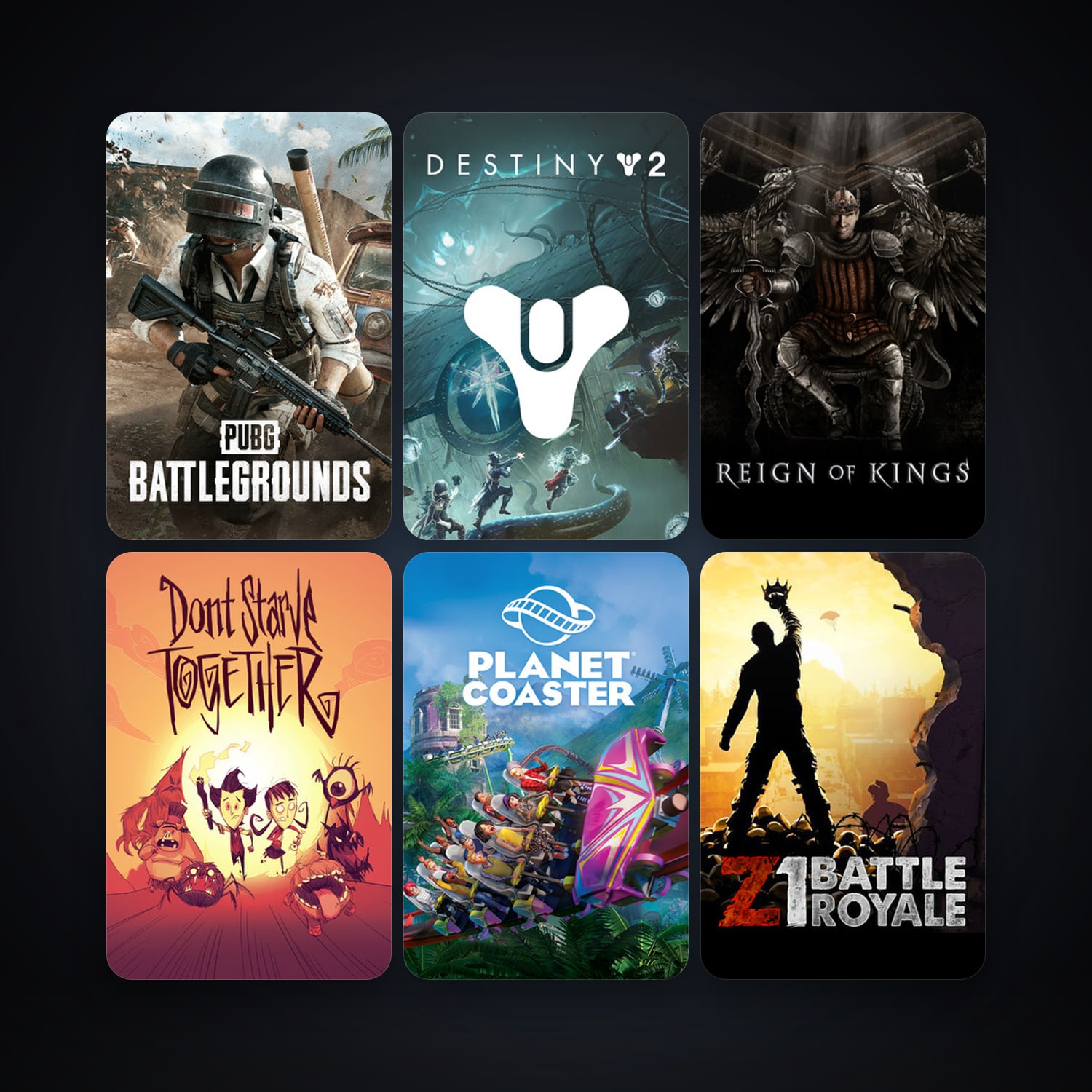Overlord II + Don't Starve Together, 24 games, clean — HabibiAccounts