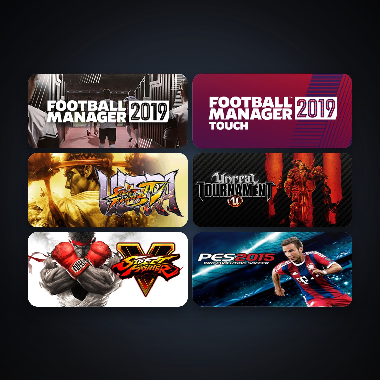 Unreal Tournament 3 Black + Ultra Street Fighter IV, 8 games, clean — HabibiAccounts