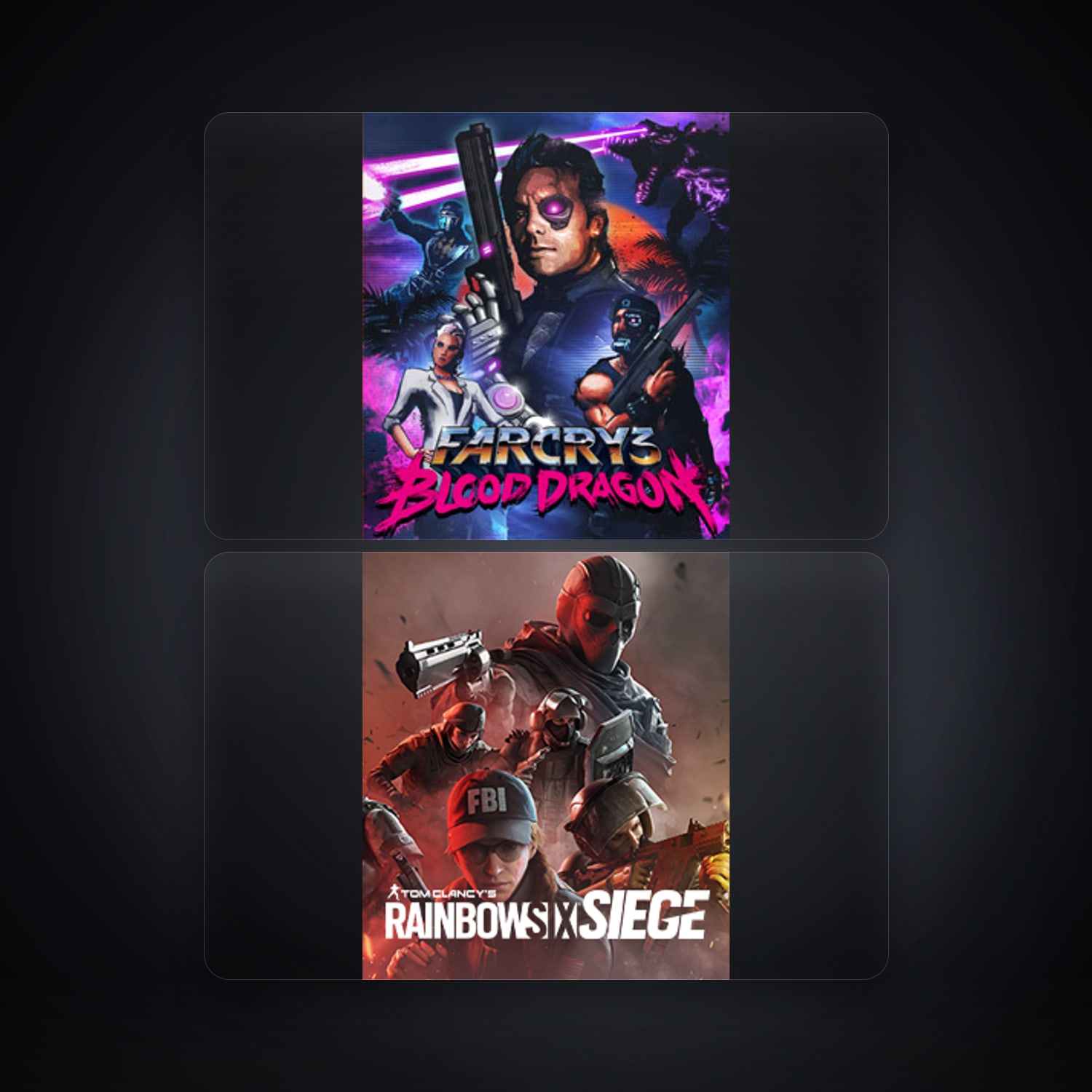 Ubisoft Far Cry 3 Blood Dragon + Tom Clancy's Rainbow Six Siege (External) — FR — HabibiAccounts
