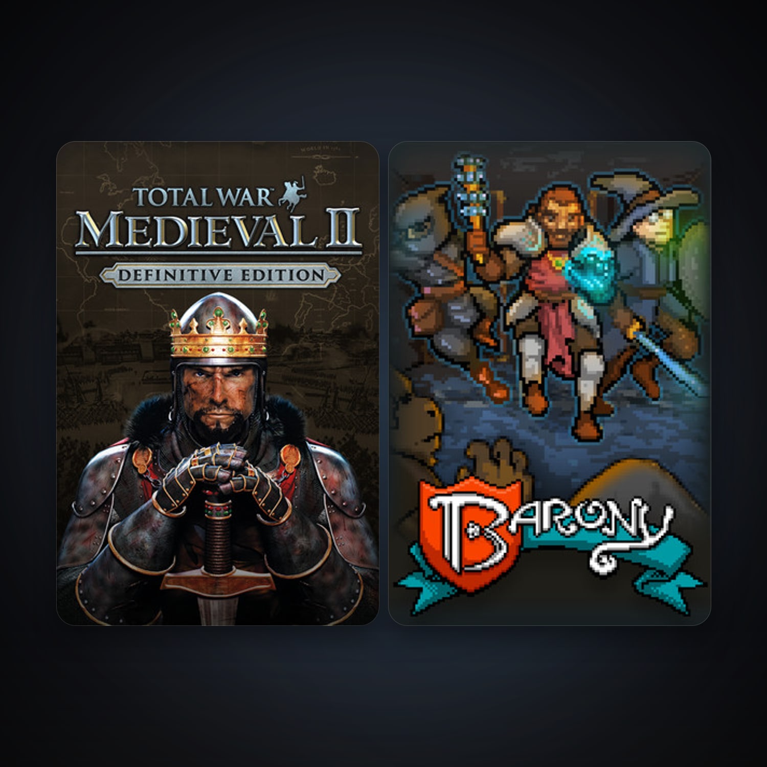 Medieval II: Total War + Barony, 3 games, clean — HabibiAccounts