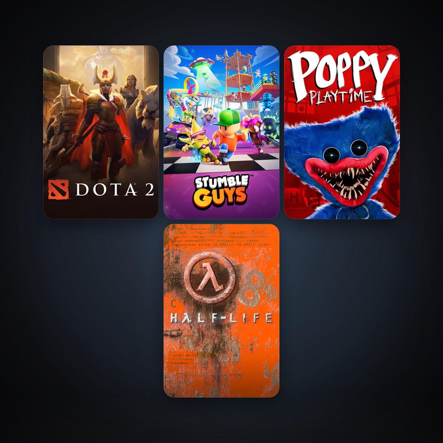 Half-Life + Dota 2, 7 games, clean — HabibiAccounts