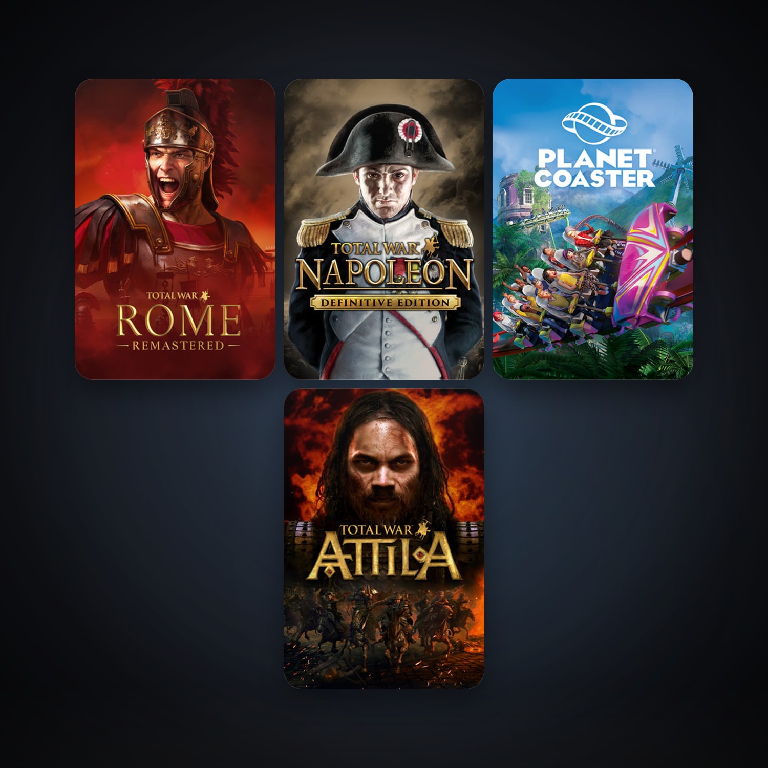 Total War: NAPOLEON - Definitive Edition + Total War: ATTILA, 7 games, clean — HabibiAccounts