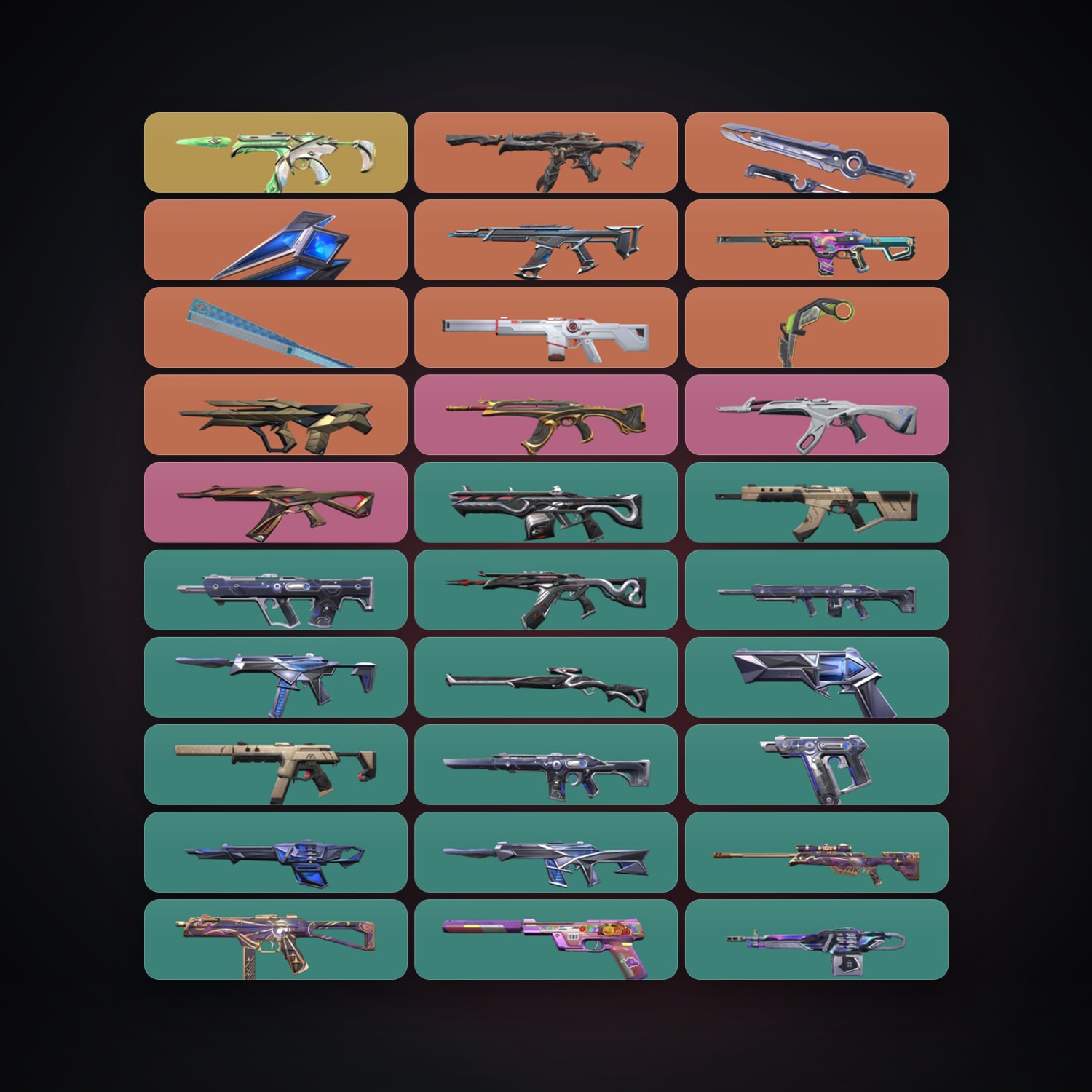 BR Iron 3 locker — 4 knives, 54 skins, lvl 84 — HabibiAccounts