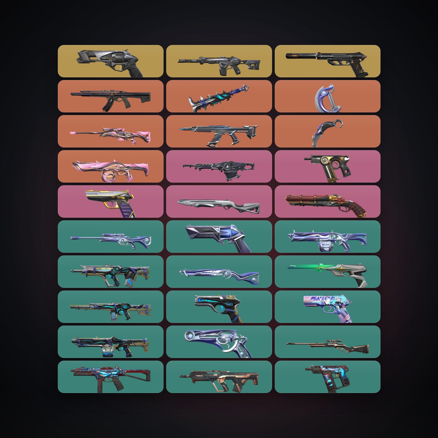 AP Gold 1 locker — 3 knives, 43 skins, lvl 146 — HabibiAccounts