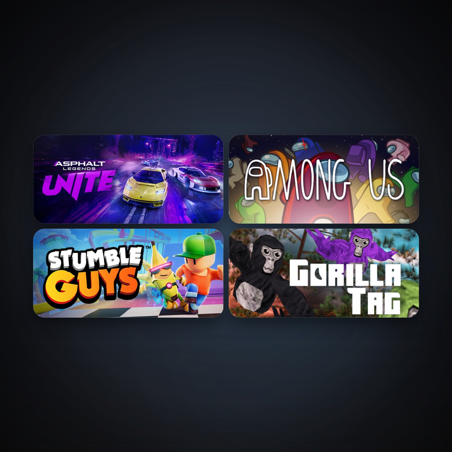 Five Nights at Freddy's 2 + Among Us, 5 games, clean — HabibiAccounts