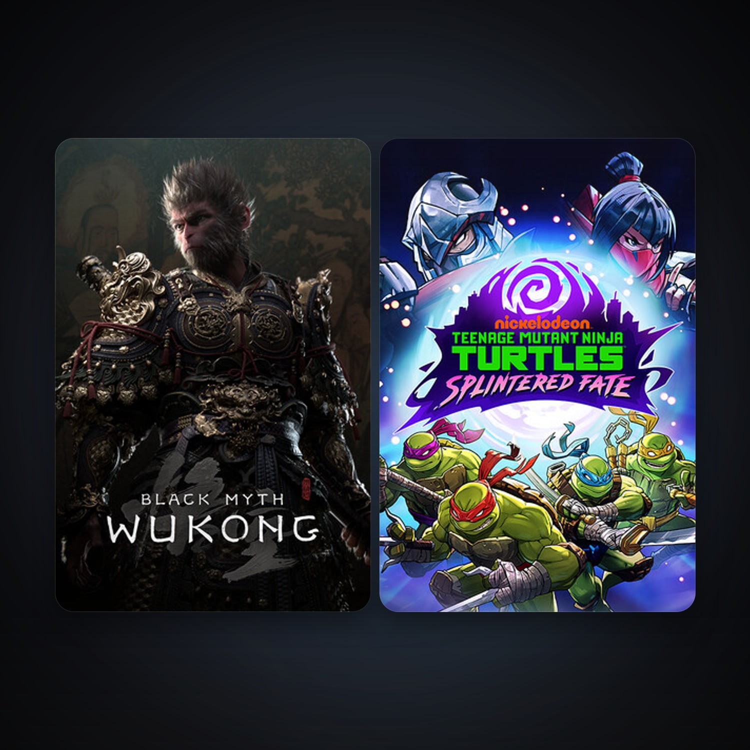 Black Myth: Wukong + Teenage Mutant Ninja Turtles: Splintered Fate, 2 games, clean — HabibiAccounts