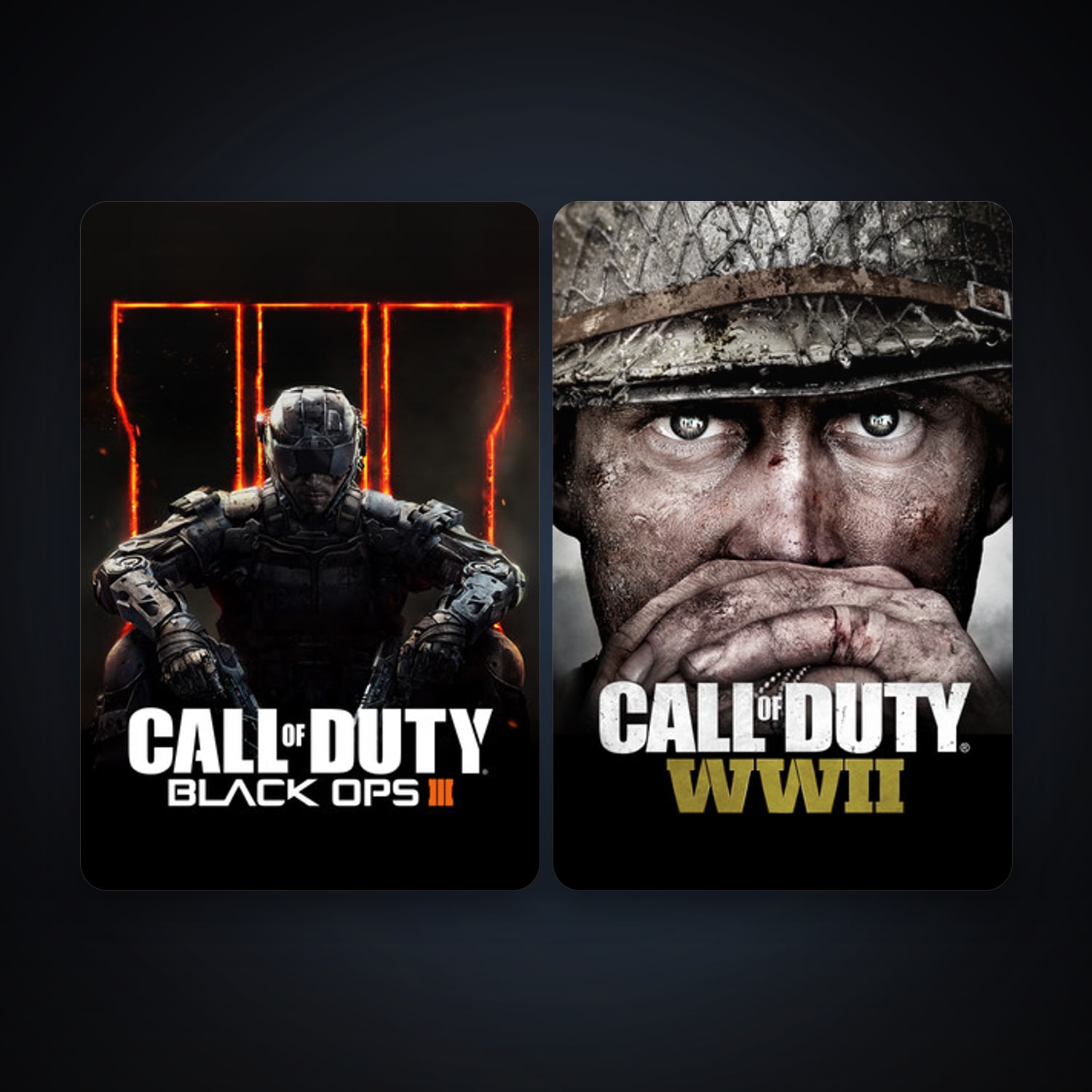 Call of Duty: Black Ops III + Call of Duty: WWII, 5 games, clean — HabibiAccounts