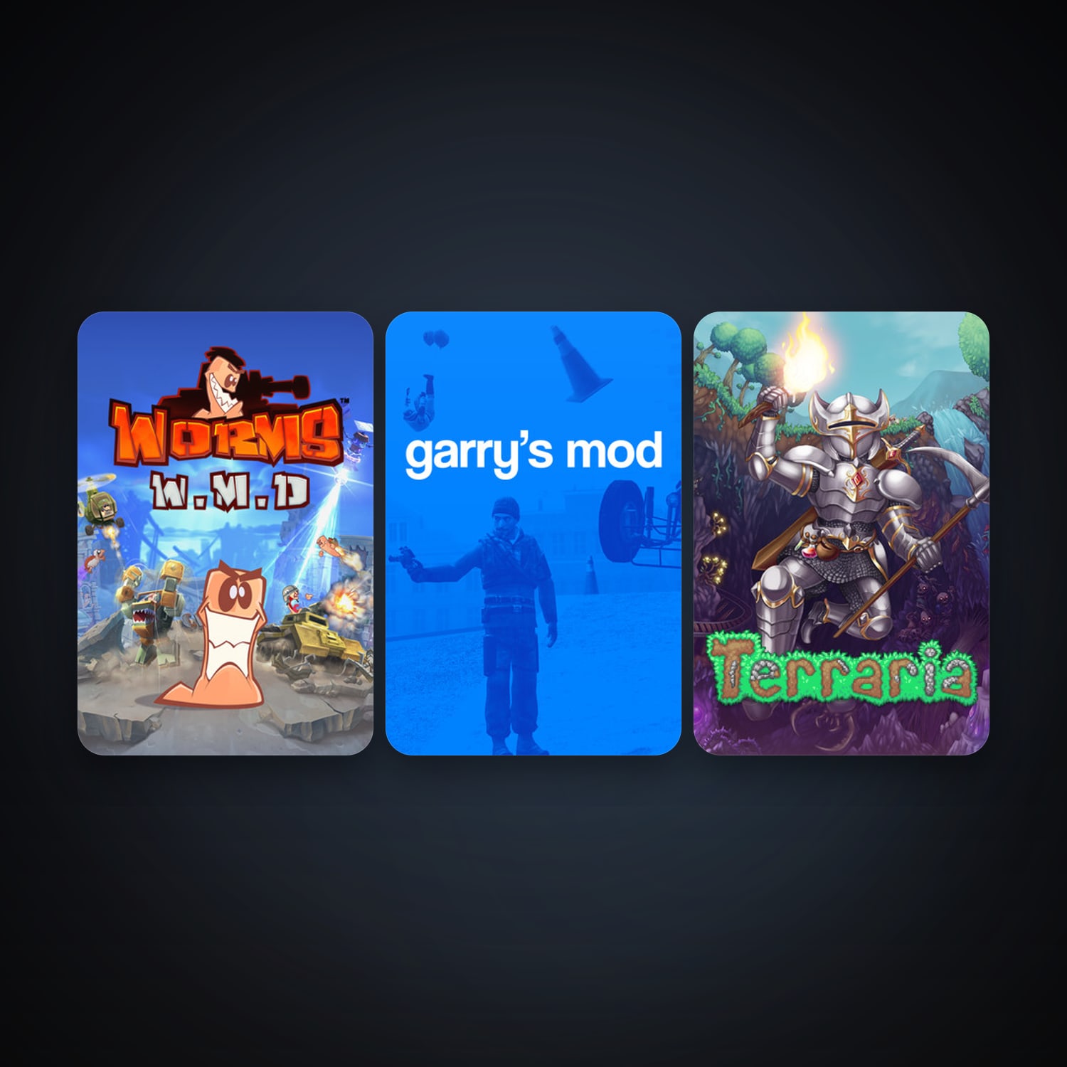 Garry's Mod + Terraria, 3 games, clean — HabibiAccounts
