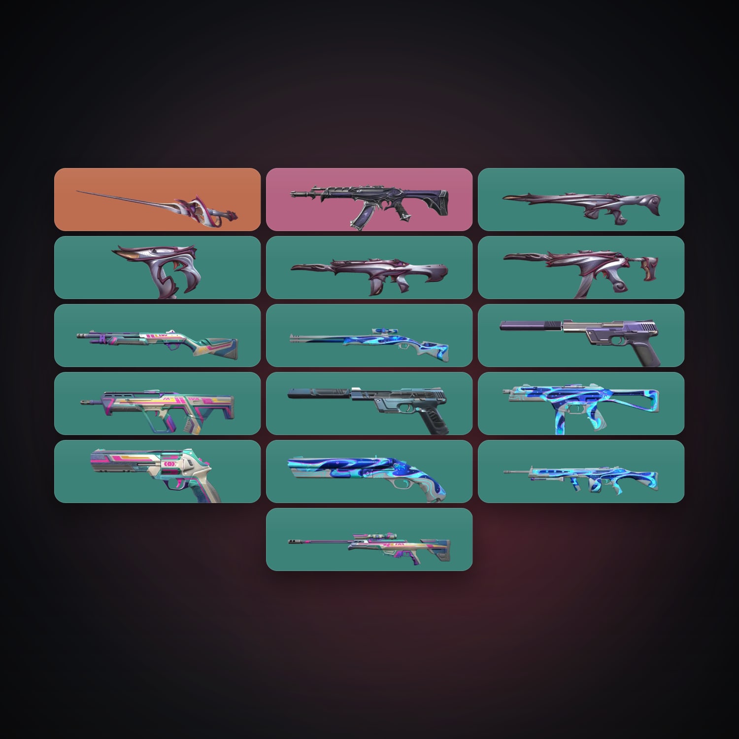 AP Plat 2 locker — 1 knives, 16 skins, lvl 125 — HabibiAccounts
