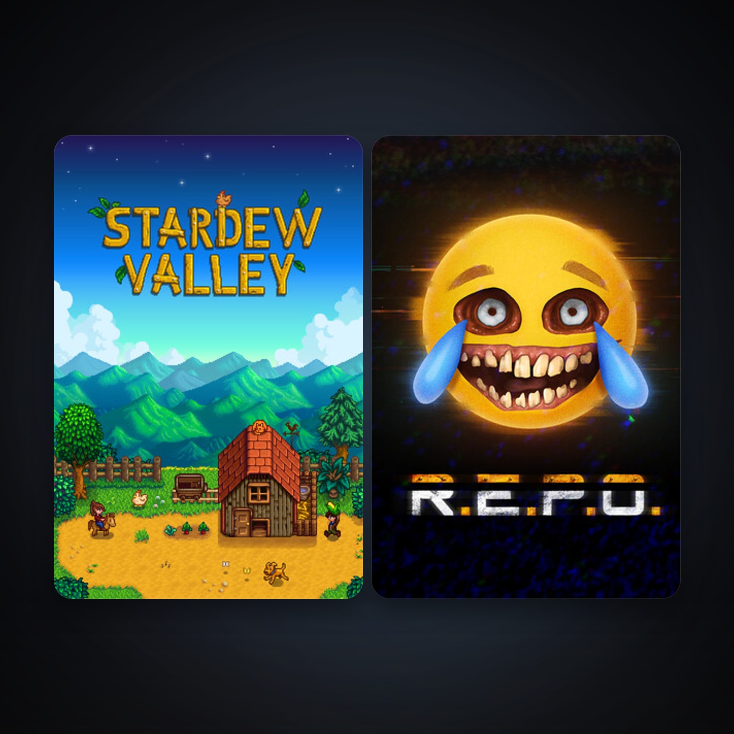 Stardew Valley + R.E.P.O., 2 games, clean — HabibiAccounts