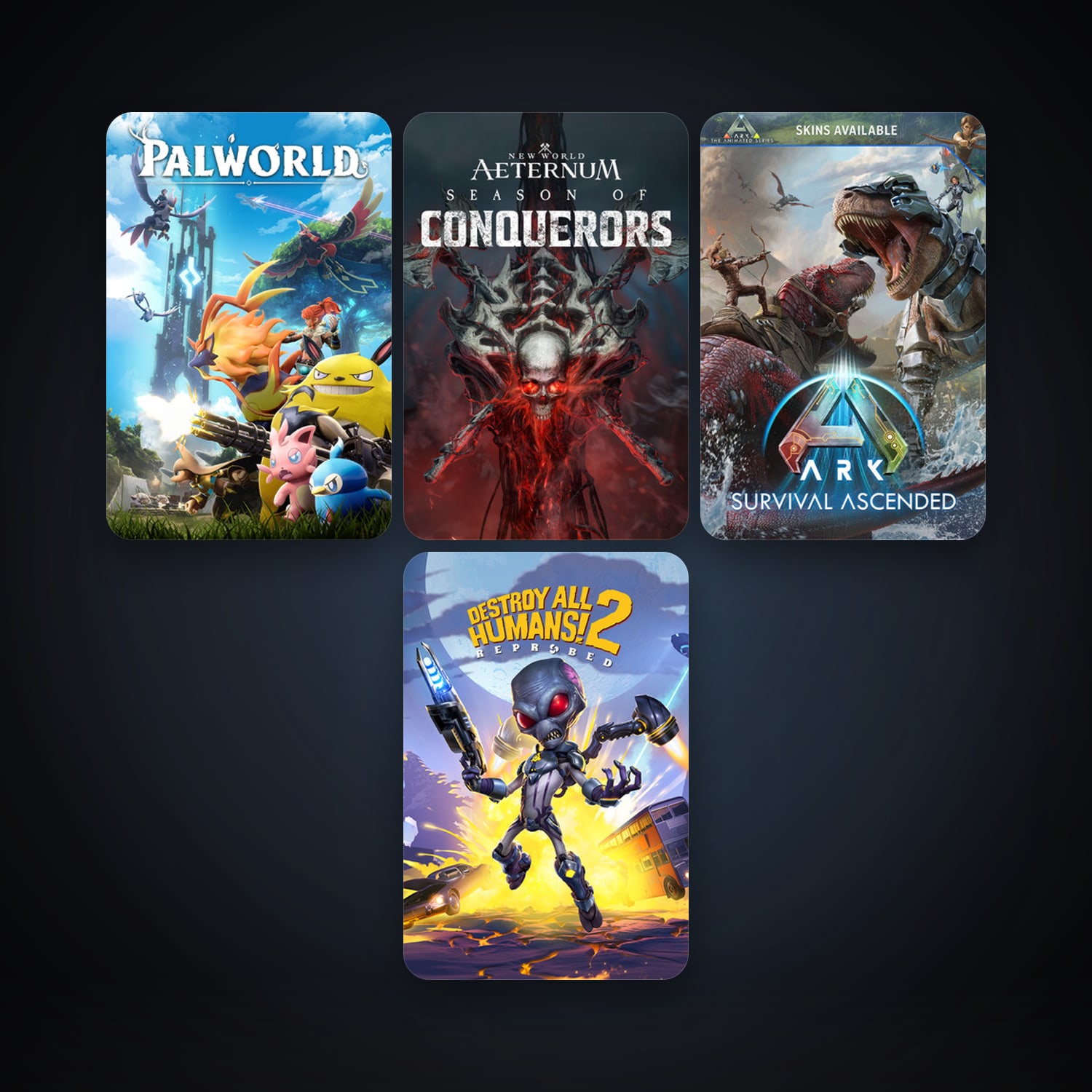 Destroy All Humans! + New World: Aeternum, 5 games, clean — HabibiAccounts