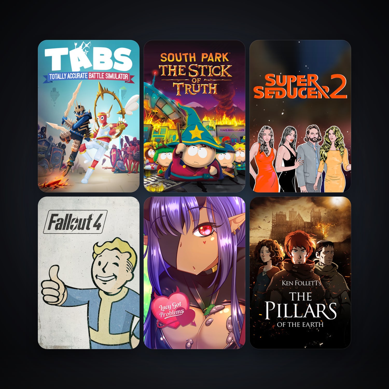 Angry Birds Space + South Park: The Stick of Truth, 21 games, clean — HabibiAccounts