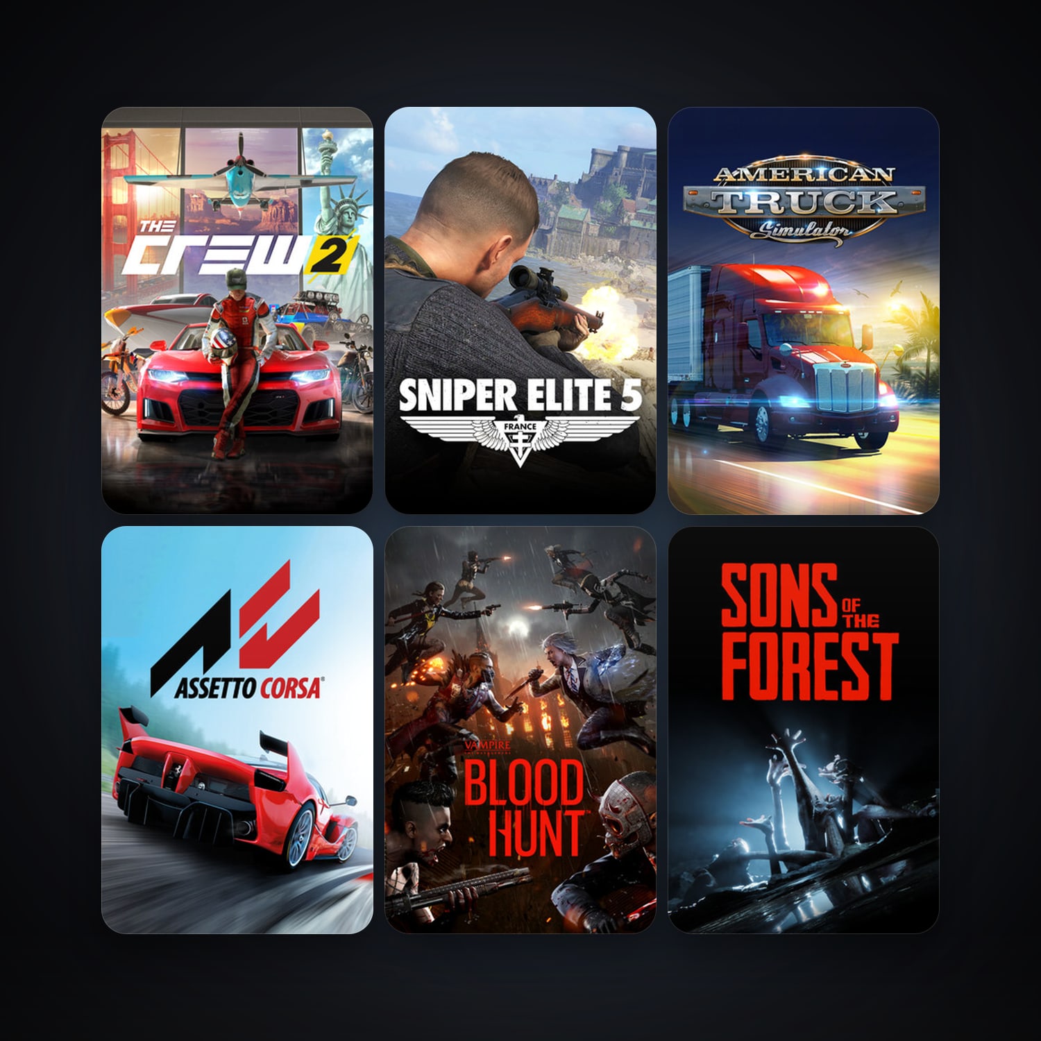 Metro 2033 + Euro Truck Simulator 2, 23 games, clean — HabibiAccounts