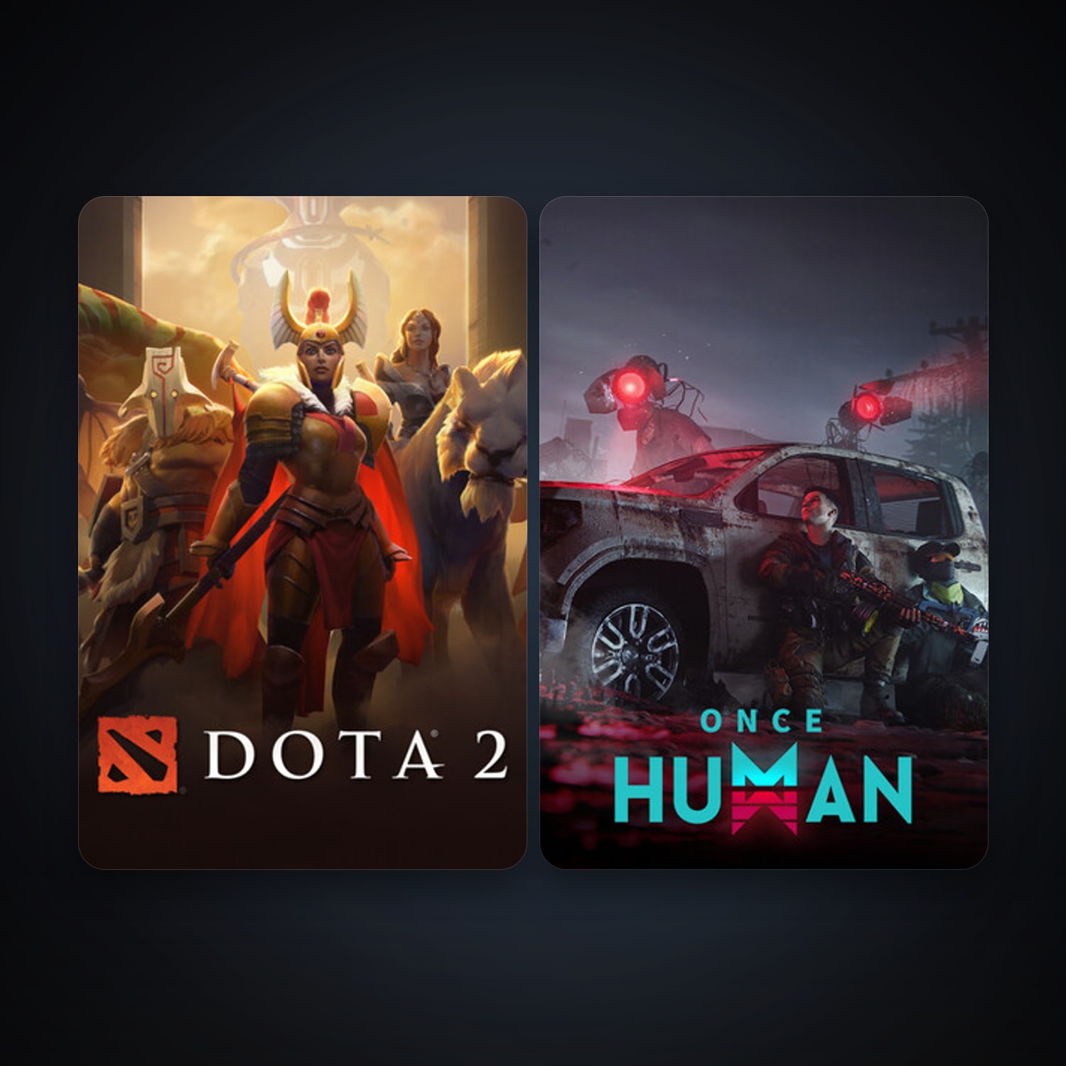 Dota 2 + Once Human, 5 games, clean — HabibiAccounts