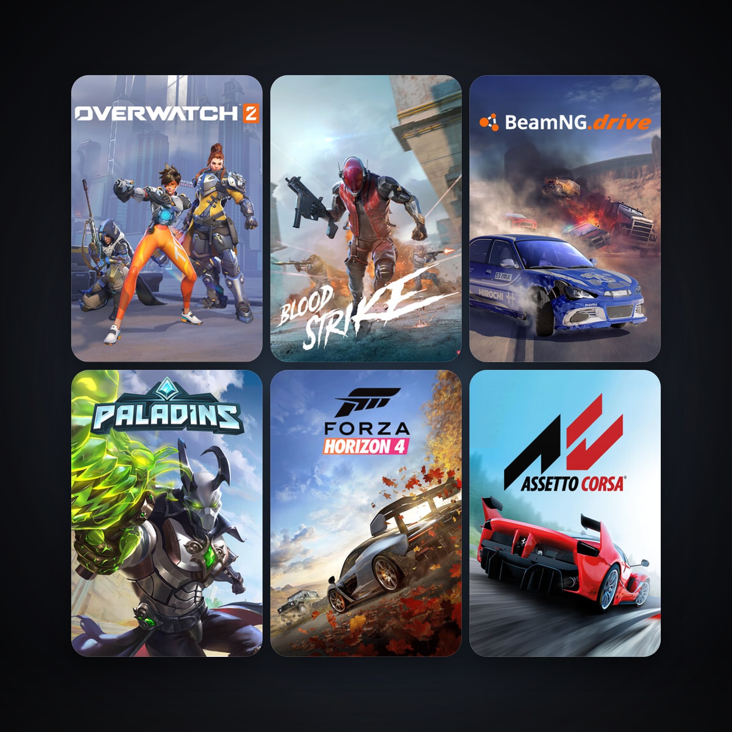 Assetto Corsa + BeamNG.drive, 76 games, clean — HabibiAccounts