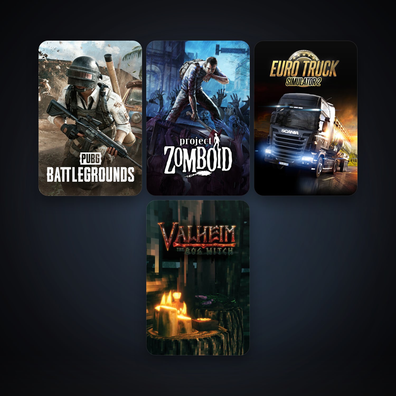 Free CS2 (No Prime) + Project Zomboid, 8 games, clean — HabibiAccounts
